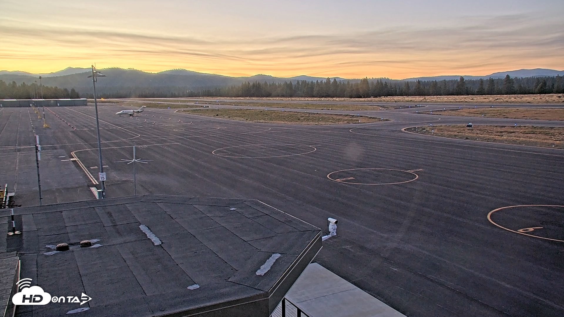 Snapshot of Truckee Tahoe Airport Live Webcam taken Aug 24, 2026, 8:01pm PDT