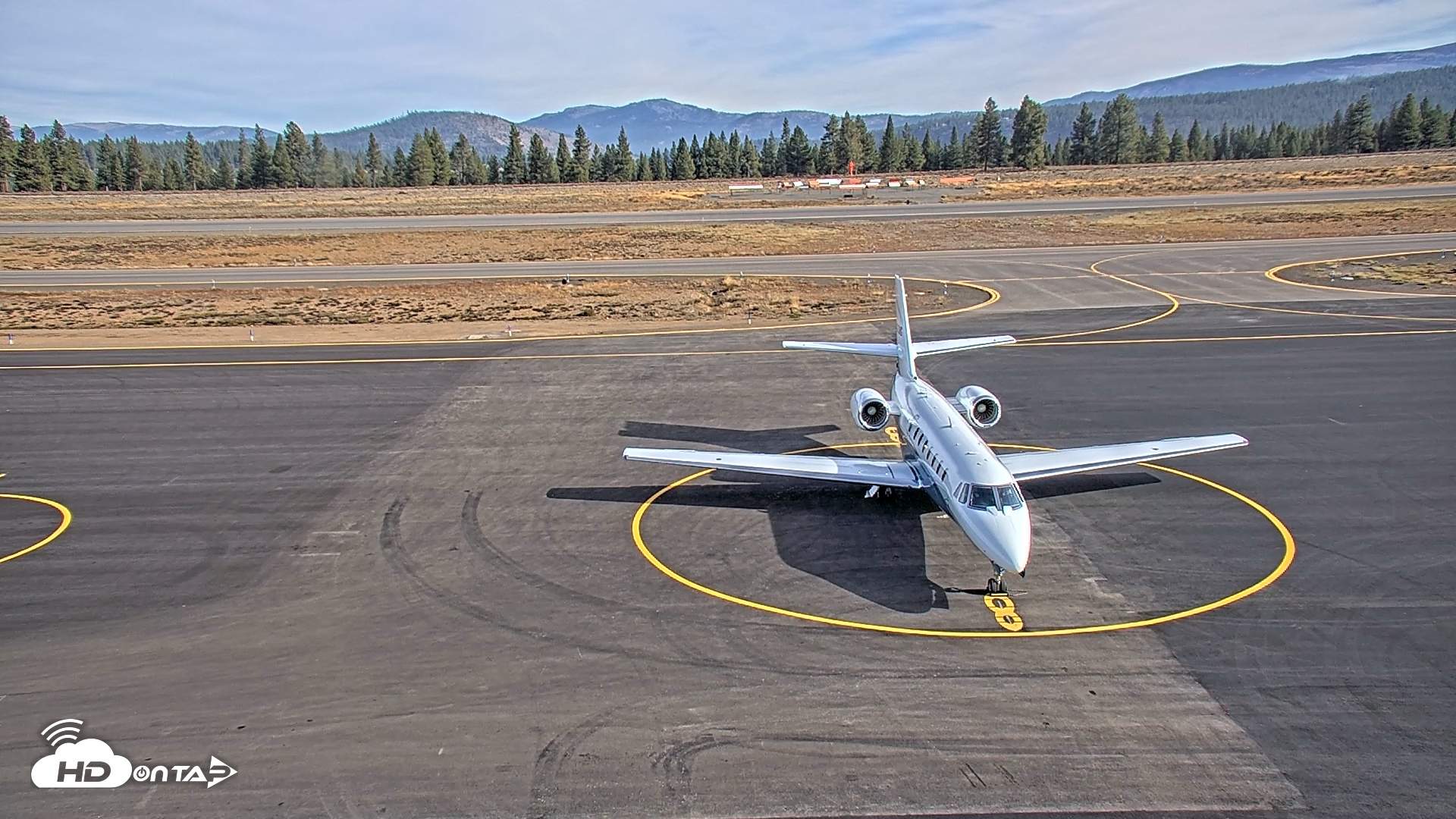 Snapshot of Truckee Tahoe Airport Live Webcam taken Oct 24, 2025, 10:19am PDT