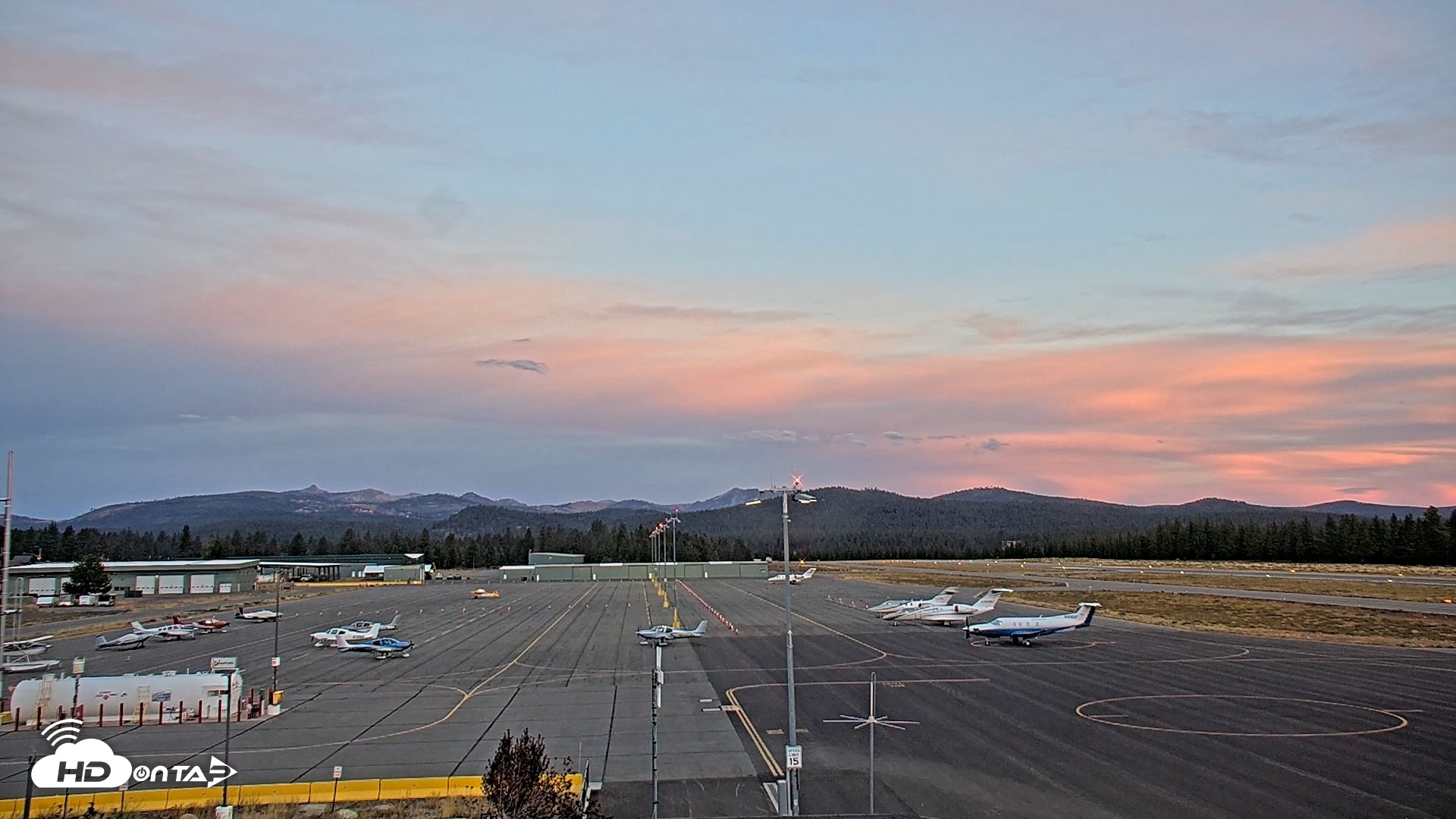 Snapshot of Truckee Tahoe Airport Live Webcam taken Sep 27, 2026, 6:51am PDT