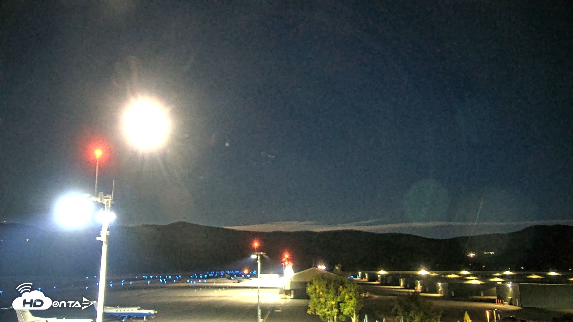 Snapshot of Truckee Tahoe Airport Live Webcam taken Sep 25, 2026, 7:45pm PDT