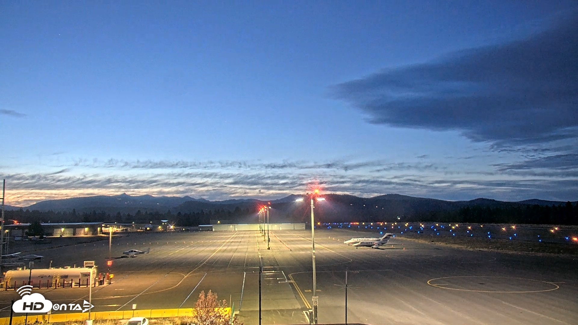 Snapshot of Truckee Tahoe Airport Live Webcam taken Oct 19, 2026, 6:49pm PDT