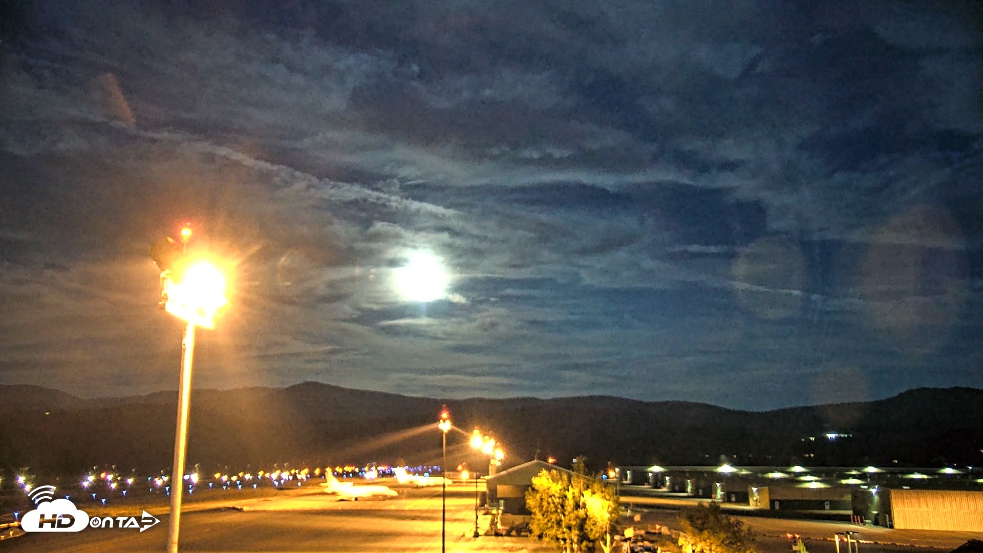 Snapshot of Truckee Tahoe Airport Live Webcam taken Sep 6, 2025, 8:12pm PDT
