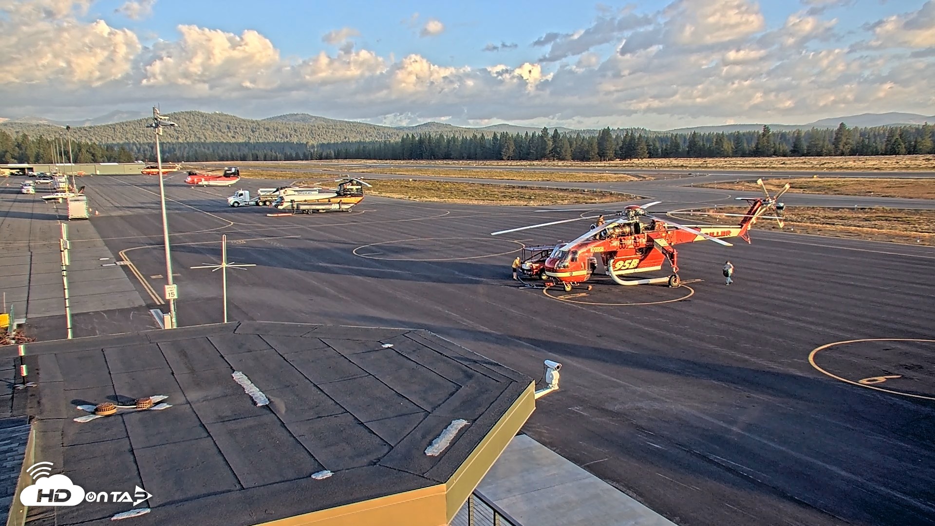 Snapshot of Truckee Tahoe Airport Live Webcam taken Sep 17, 2026, 7:15am PDT