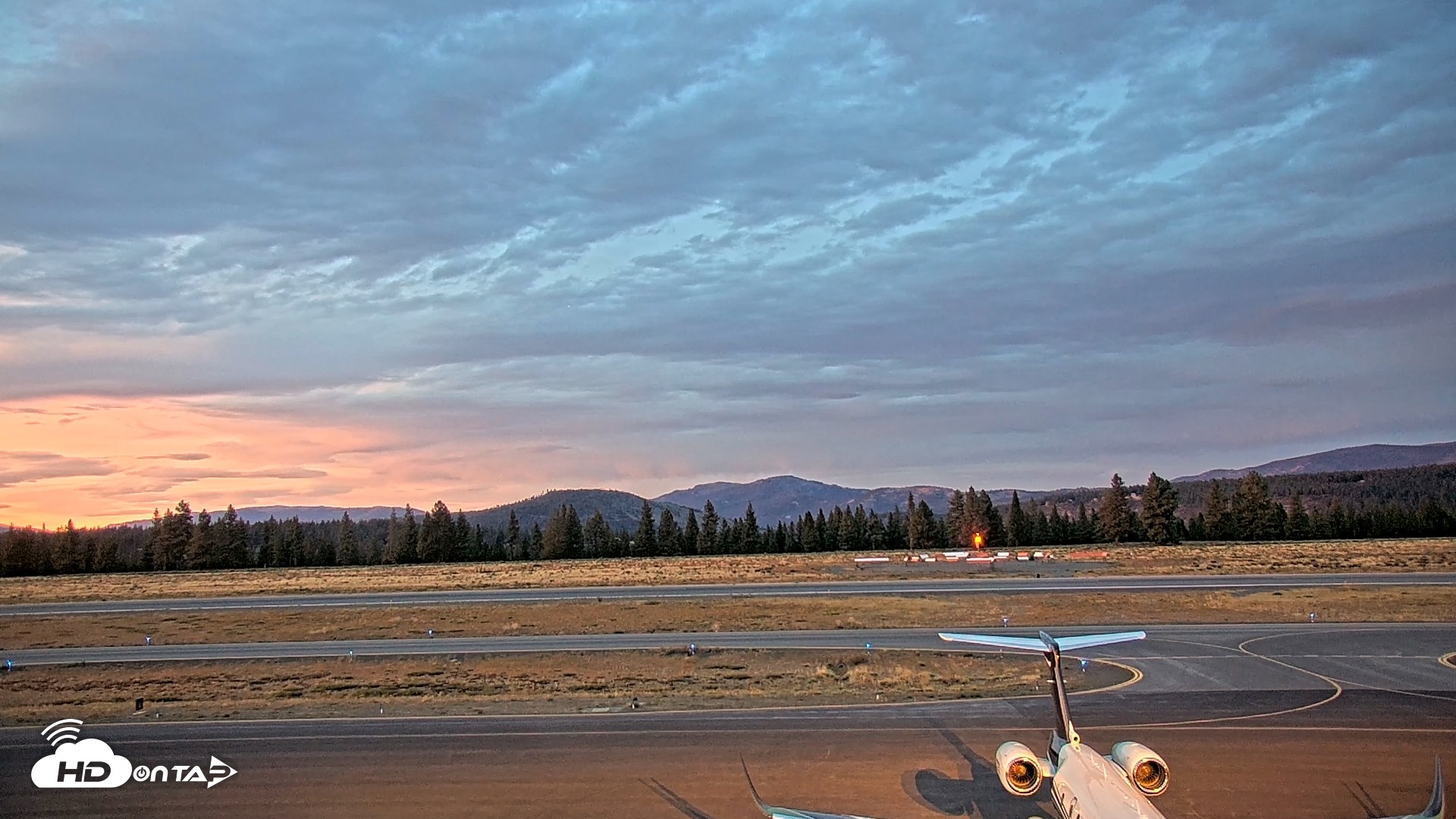 Snapshot of Truckee Tahoe Airport Live Webcam taken Aug 27, 2026, 7:54pm PDT