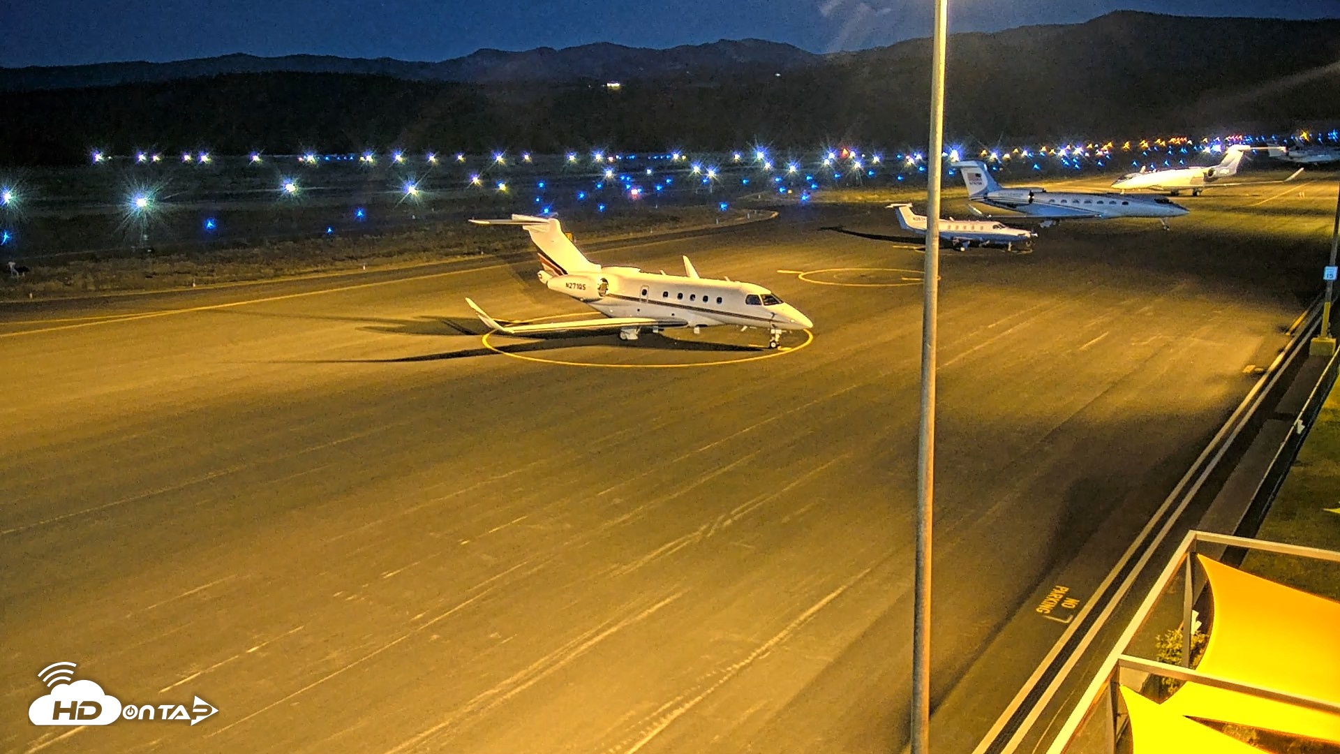 Snapshot of Truckee Tahoe Airport Live Webcam taken Aug 29, 2026, 8:22pm PDT