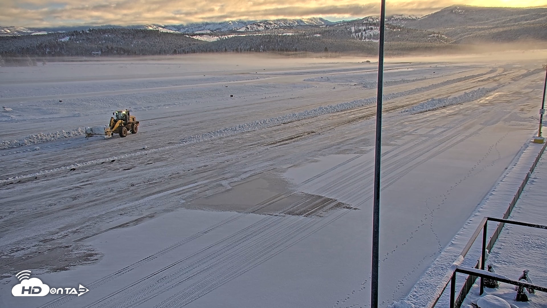 Snapshot of Truckee Tahoe Airport Live Webcam taken Dec 27, 2025, 8:36am PST