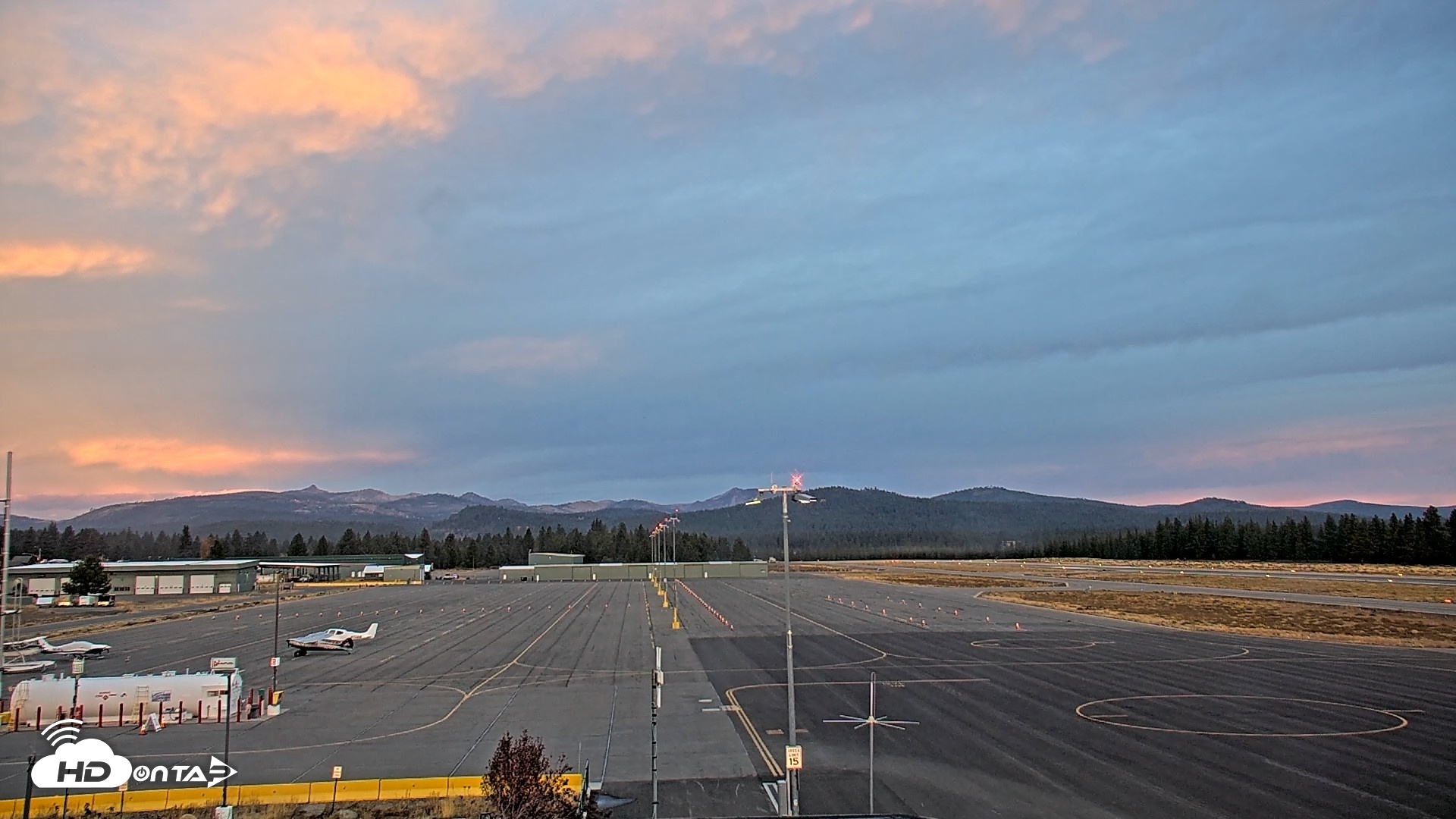 Snapshot of Truckee Tahoe Airport Live Webcam taken Oct 21, 2026, 7:18am PDT