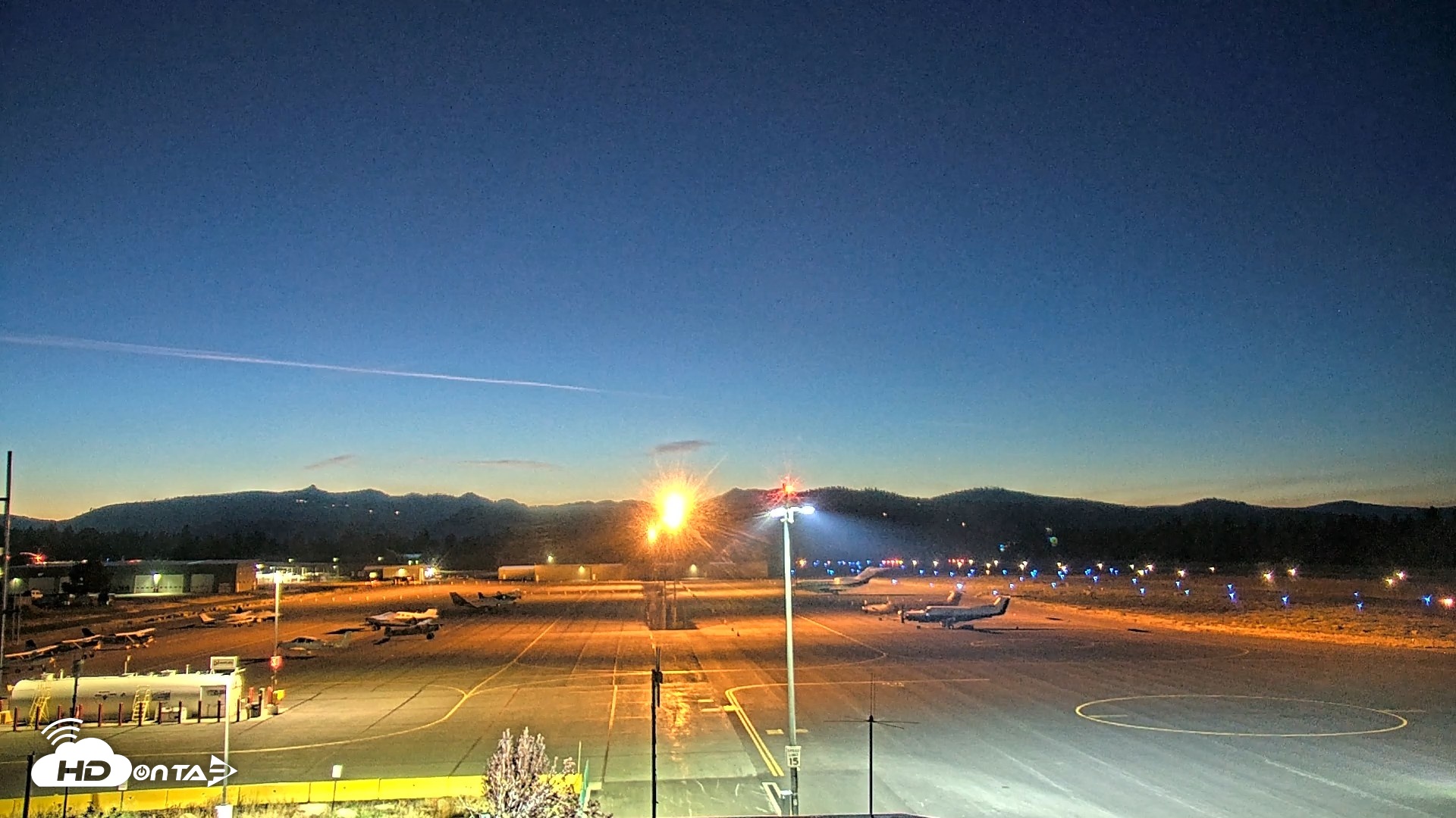 Snapshot of Truckee Tahoe Airport Live Webcam taken Sep 11, 2026, 8:02pm PDT