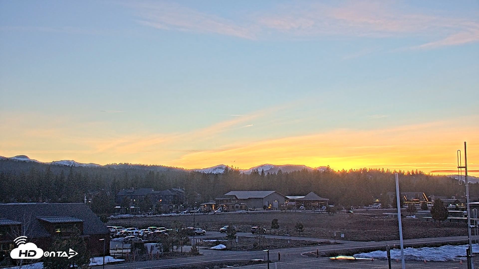 Snapshot of Truckee Tahoe Airport Live Webcam taken Mar 9, 2026, 7:12pm PDT