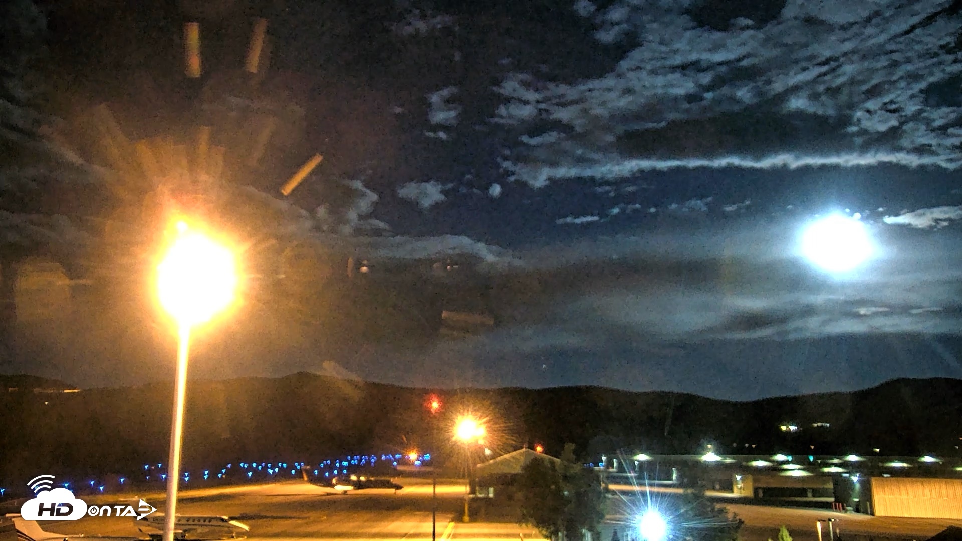 Snapshot of Truckee Tahoe Airport Live Webcam taken Jun 29, 2026, 10:28pm PDT