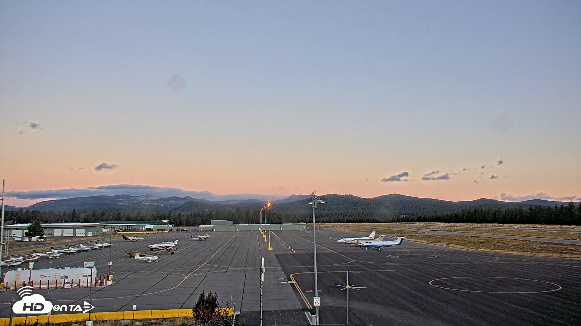 Snapshot of Truckee Tahoe Airport Live Webcam taken Sep 13, 2026, 6:39am PDT