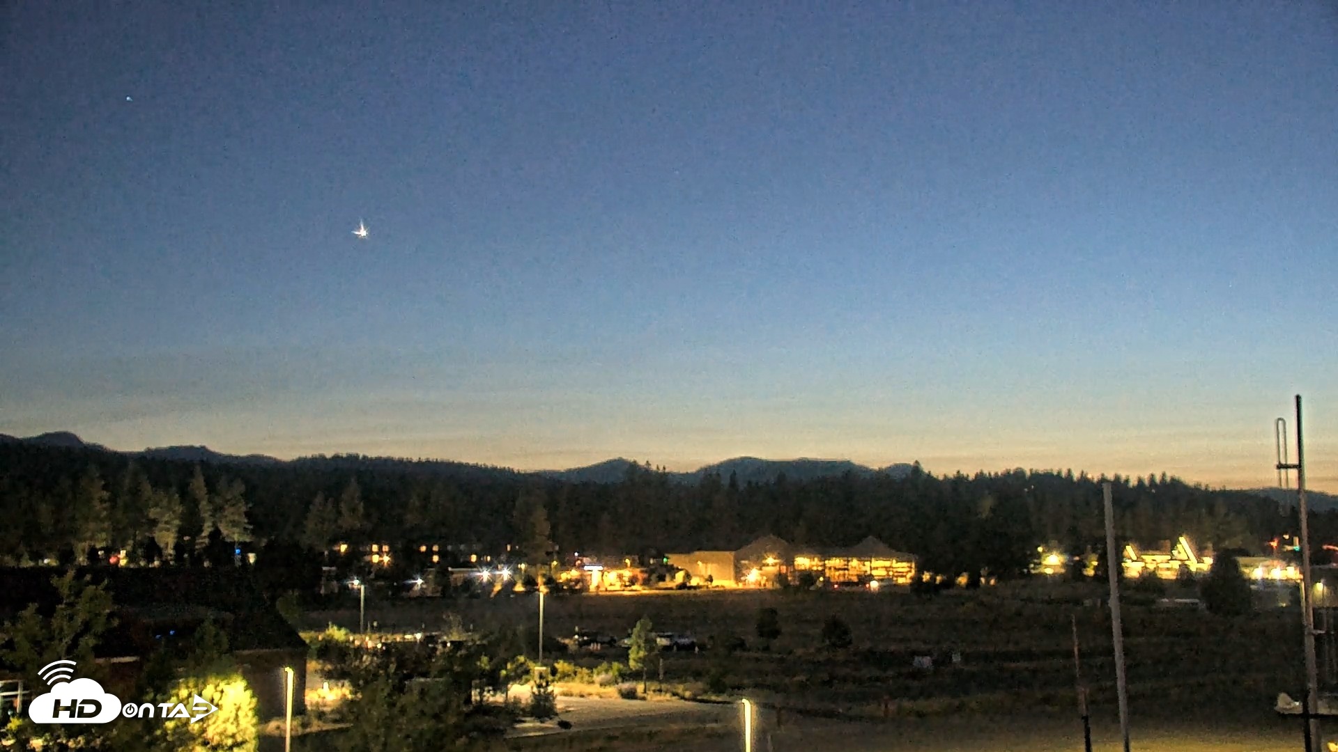 Snapshot of Truckee Tahoe Airport Live Webcam taken Aug 24, 2026, 8:31pm PDT