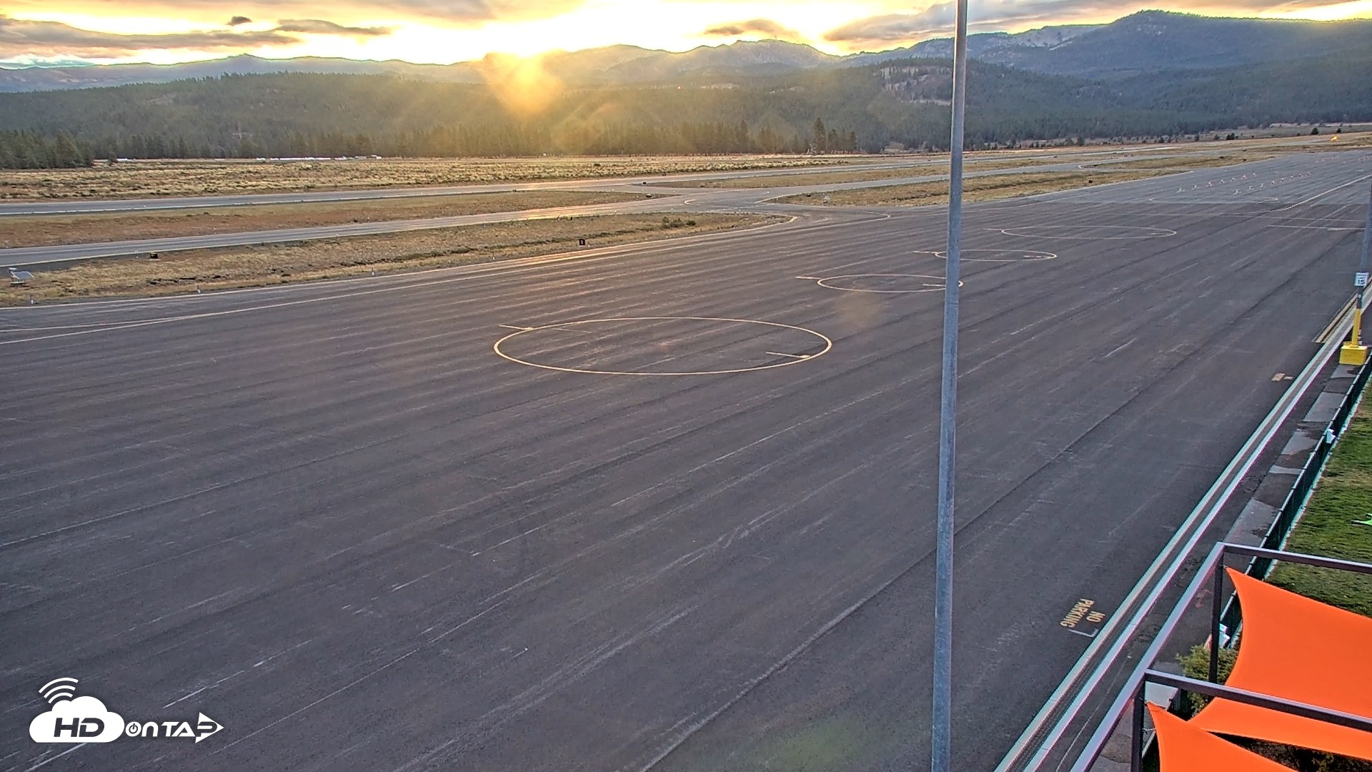 Snapshot of Truckee Tahoe Airport Live Webcam taken Sep 3, 2026, 6:46am PDT