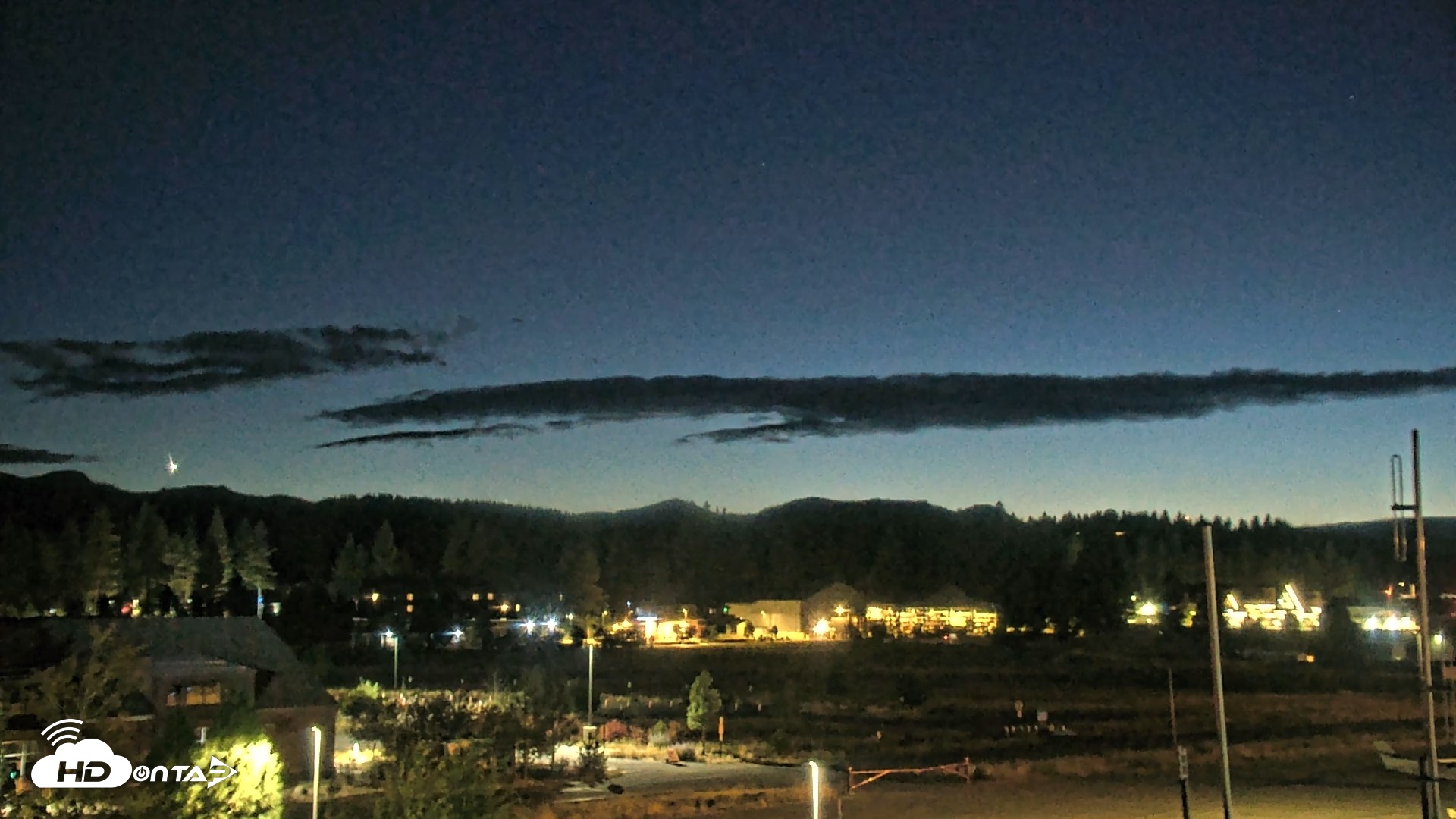 Snapshot of Truckee Tahoe Airport Live Webcam taken Sep 12, 2026, 8:09pm PDT