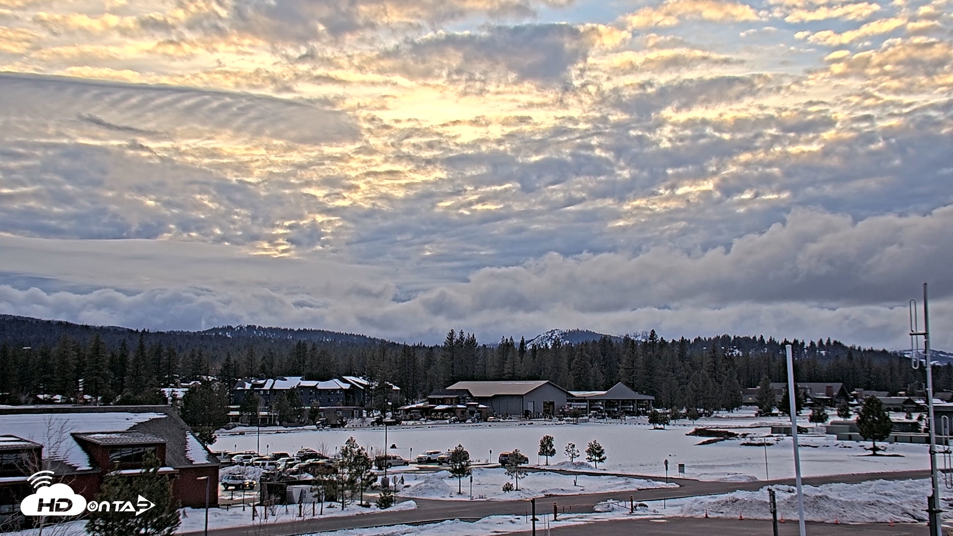 Snapshot of Truckee Tahoe Airport Live Webcam taken Feb 25, 2026, 5:38pm PST