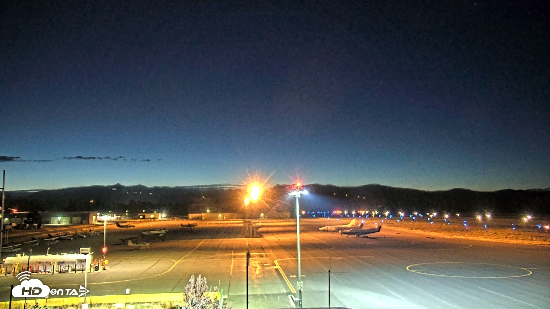 Snapshot of Truckee Tahoe Airport Live Webcam taken Sep 12, 2026, 8:09pm PDT