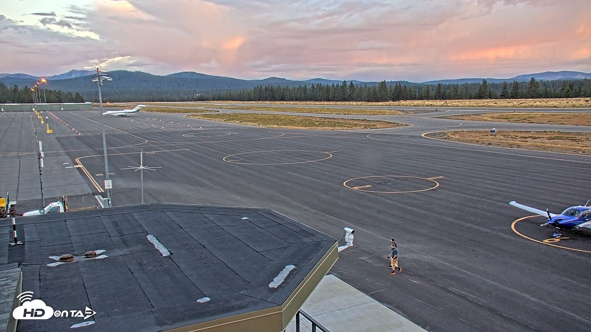 Snapshot of Truckee Tahoe Airport Live Webcam taken Sep 10, 2026, 6:42am PDT