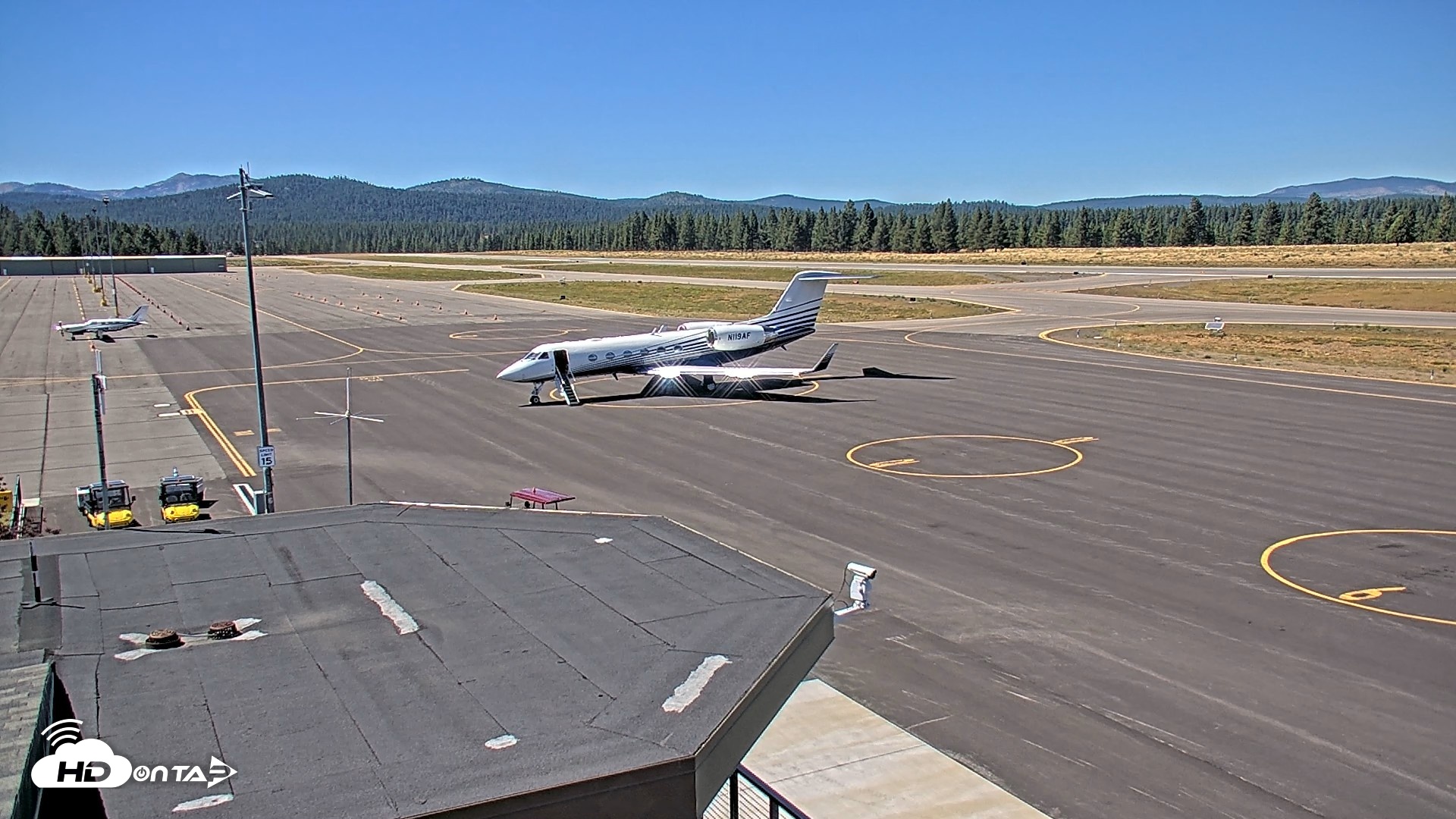 Snapshot of Truckee Tahoe Airport Live Webcam taken Jul 24, 2026, 3:18pm PDT