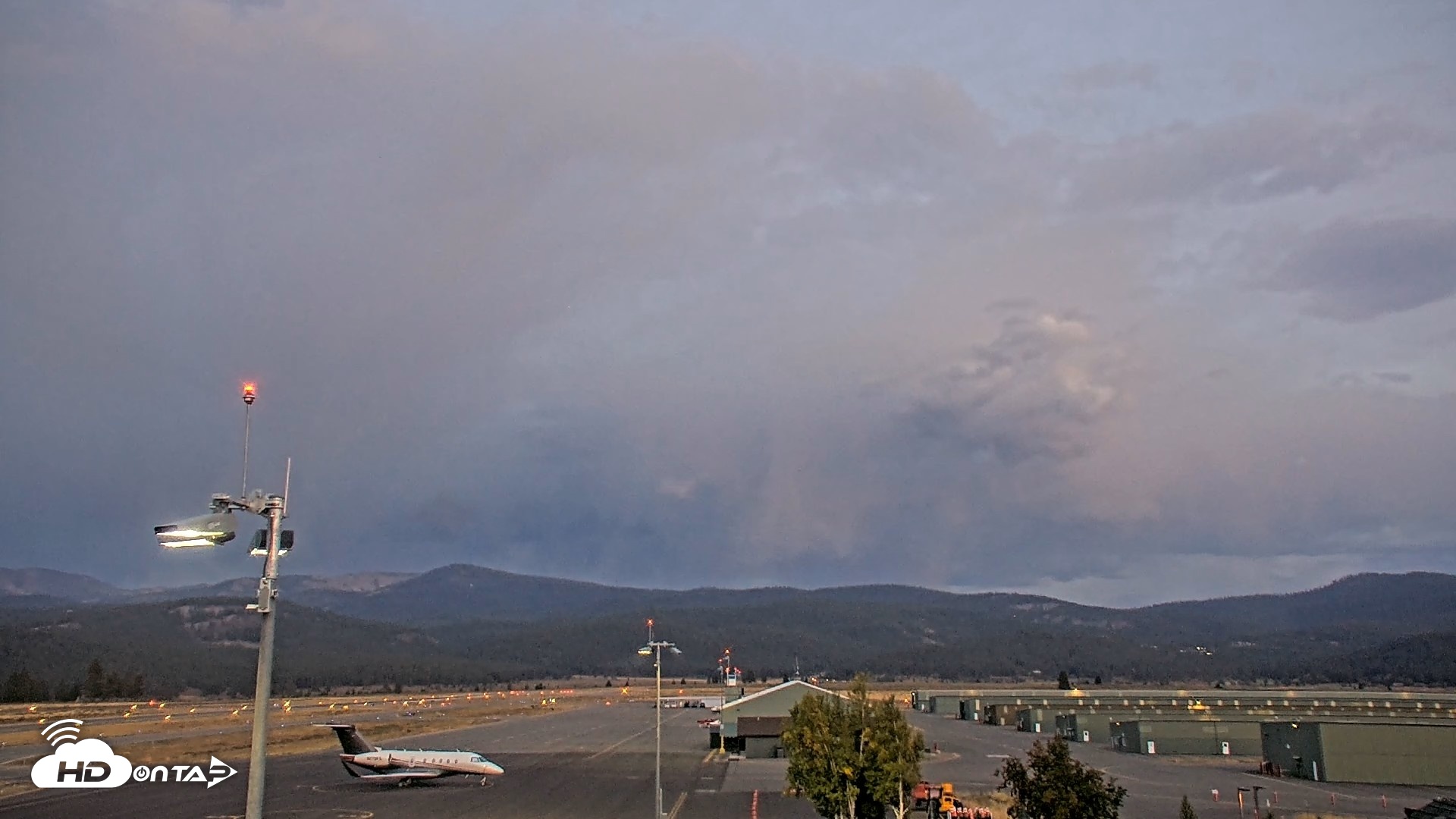 Snapshot of Truckee Tahoe Airport Live Webcam taken Sep 21, 2026, 7:10pm PDT
