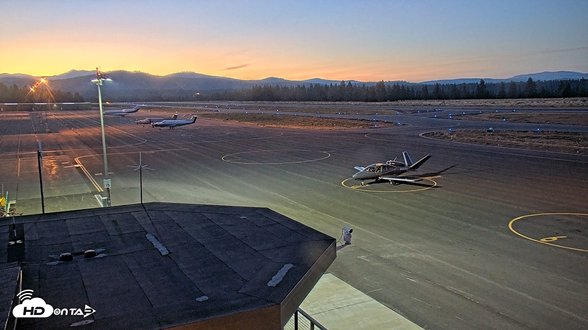 Snapshot of Truckee Tahoe Airport Live Webcam taken Sep 11, 2026, 7:41pm PDT
