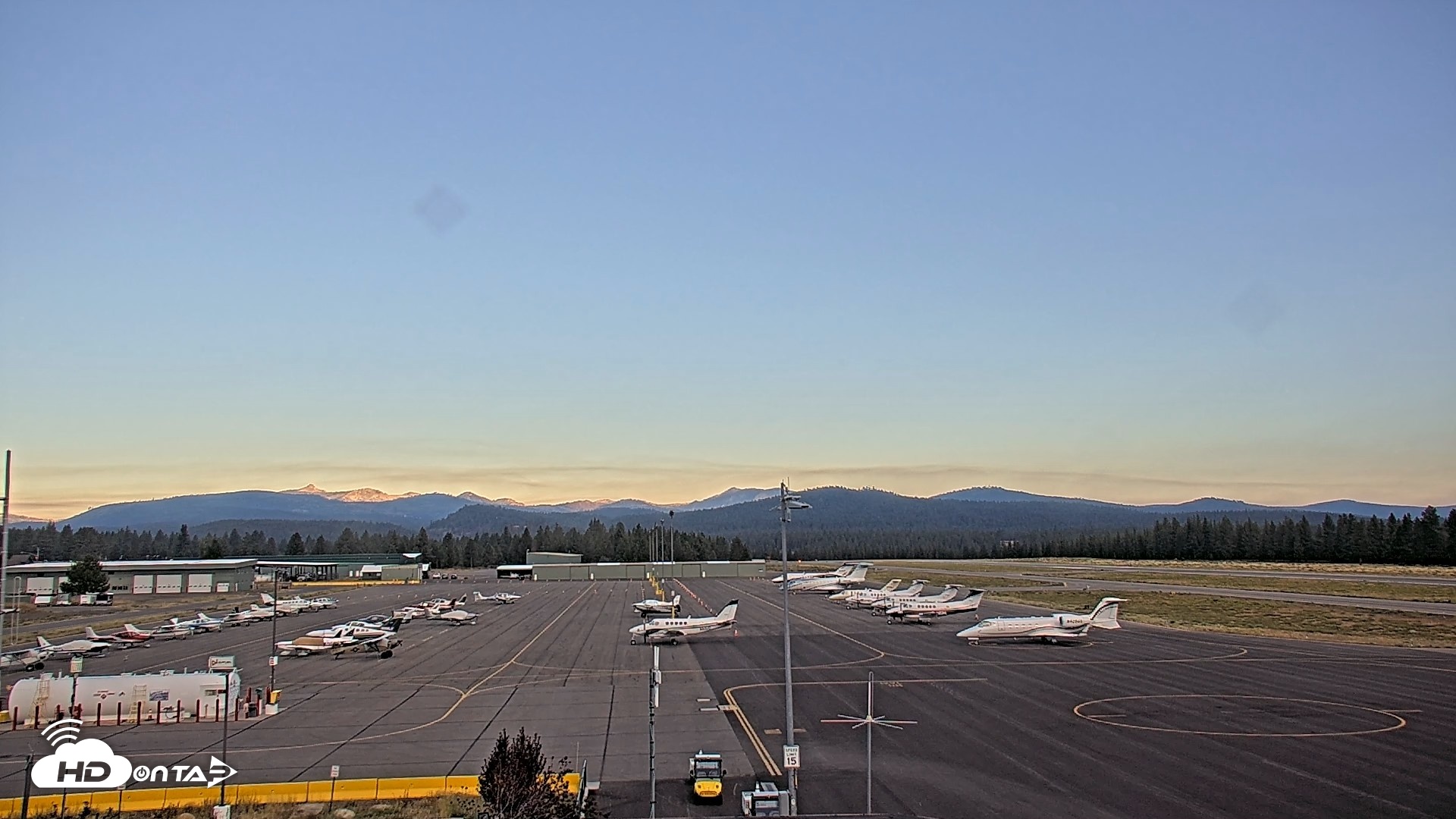 Snapshot of Truckee Tahoe Airport Live Webcam taken Aug 22, 2026, 7:06am PDT