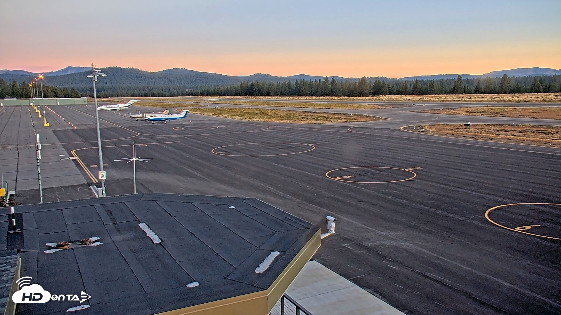Snapshot of Truckee Tahoe Airport Live Webcam taken Sep 12, 2026, 6:37am PDT