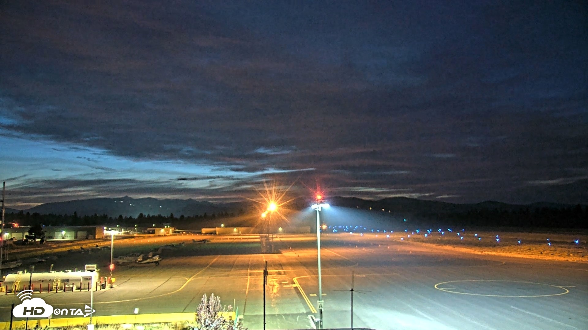 Snapshot of Truckee Tahoe Airport Live Webcam taken Aug 31, 2026, 8:21pm PDT