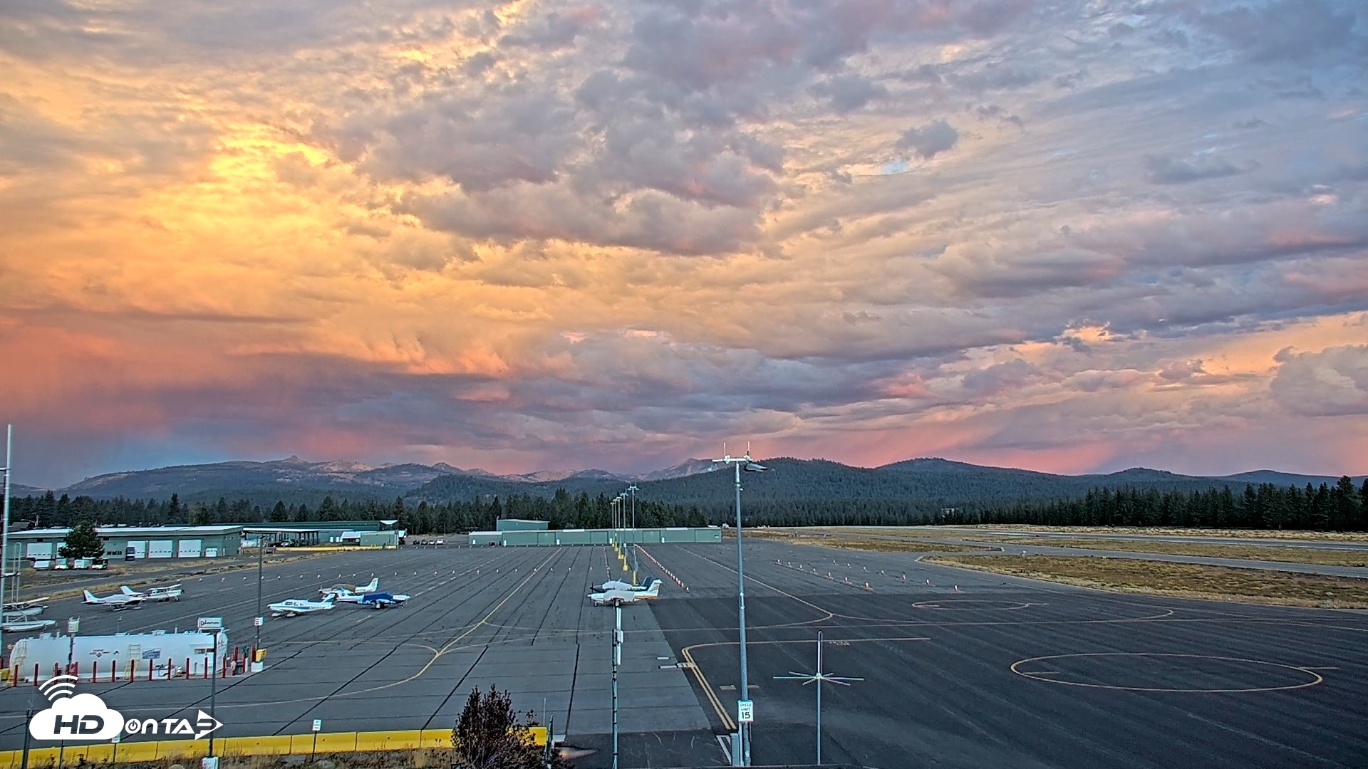 Snapshot of Truckee Tahoe Airport Live Webcam taken Oct 5, 2026, 7:00am PDT