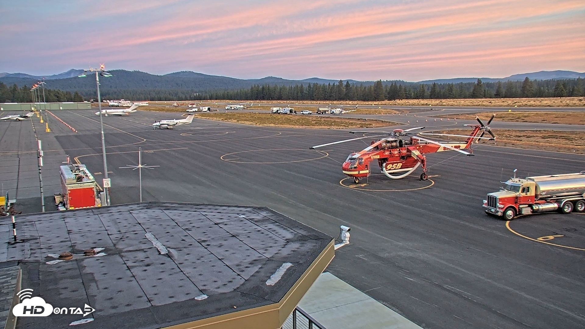 Snapshot of Truckee Tahoe Airport Live Webcam taken Sep 20, 2026, 6:45am PDT