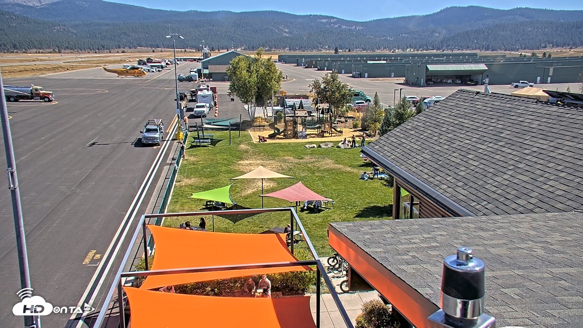 Snapshot of Truckee Tahoe Airport Live Webcam taken Sep 18, 2026, 1:20pm PDT