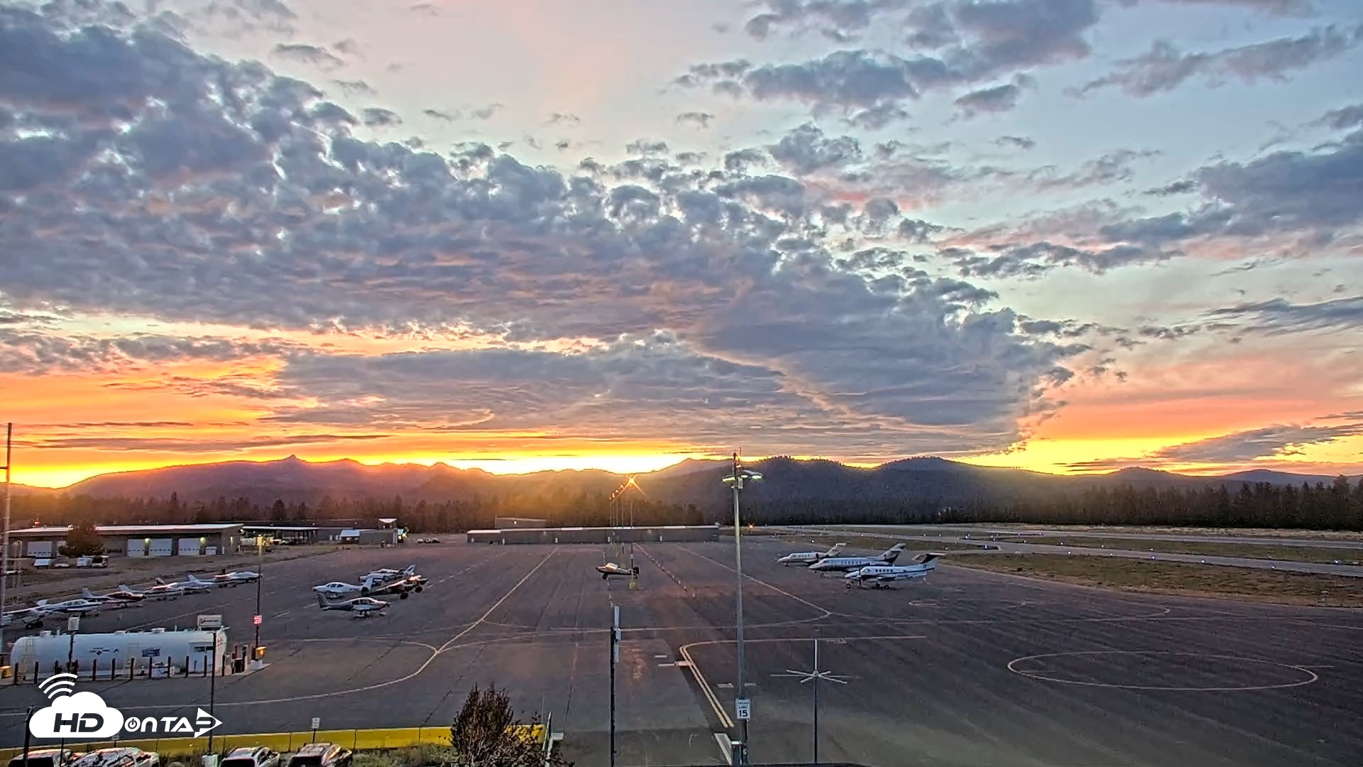 Snapshot of Truckee Tahoe Airport Live Webcam taken Aug 17, 2026, 8:09pm PDT