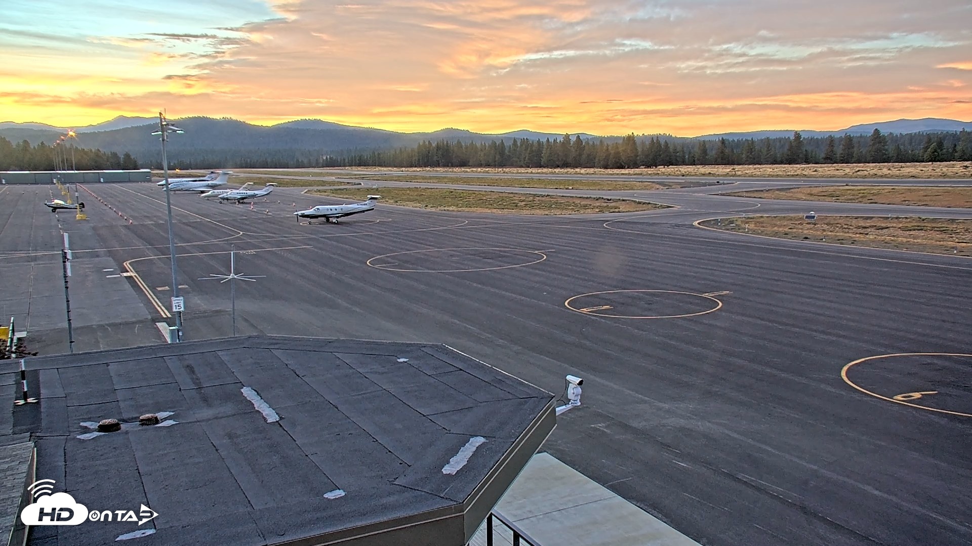 Snapshot of Truckee Tahoe Airport Live Webcam taken Aug 23, 2026, 7:48pm PDT