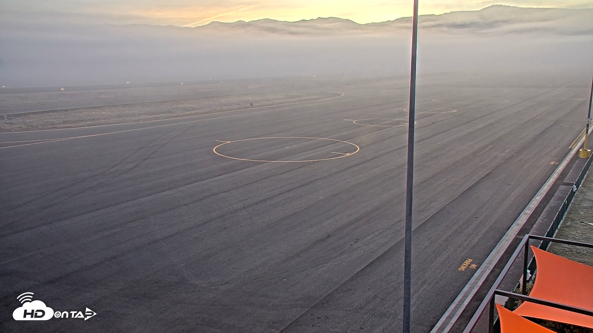 Snapshot of Truckee Tahoe Airport Live Webcam taken Oct 24, 2025, 7:15am PDT