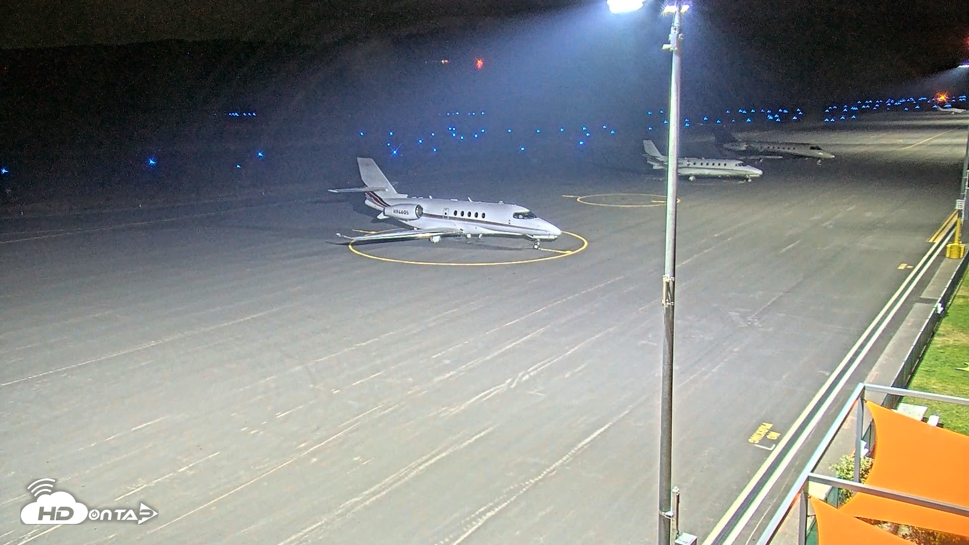 Snapshot of Truckee Tahoe Airport Live Webcam taken Sep 20, 2026, 11:23pm PDT