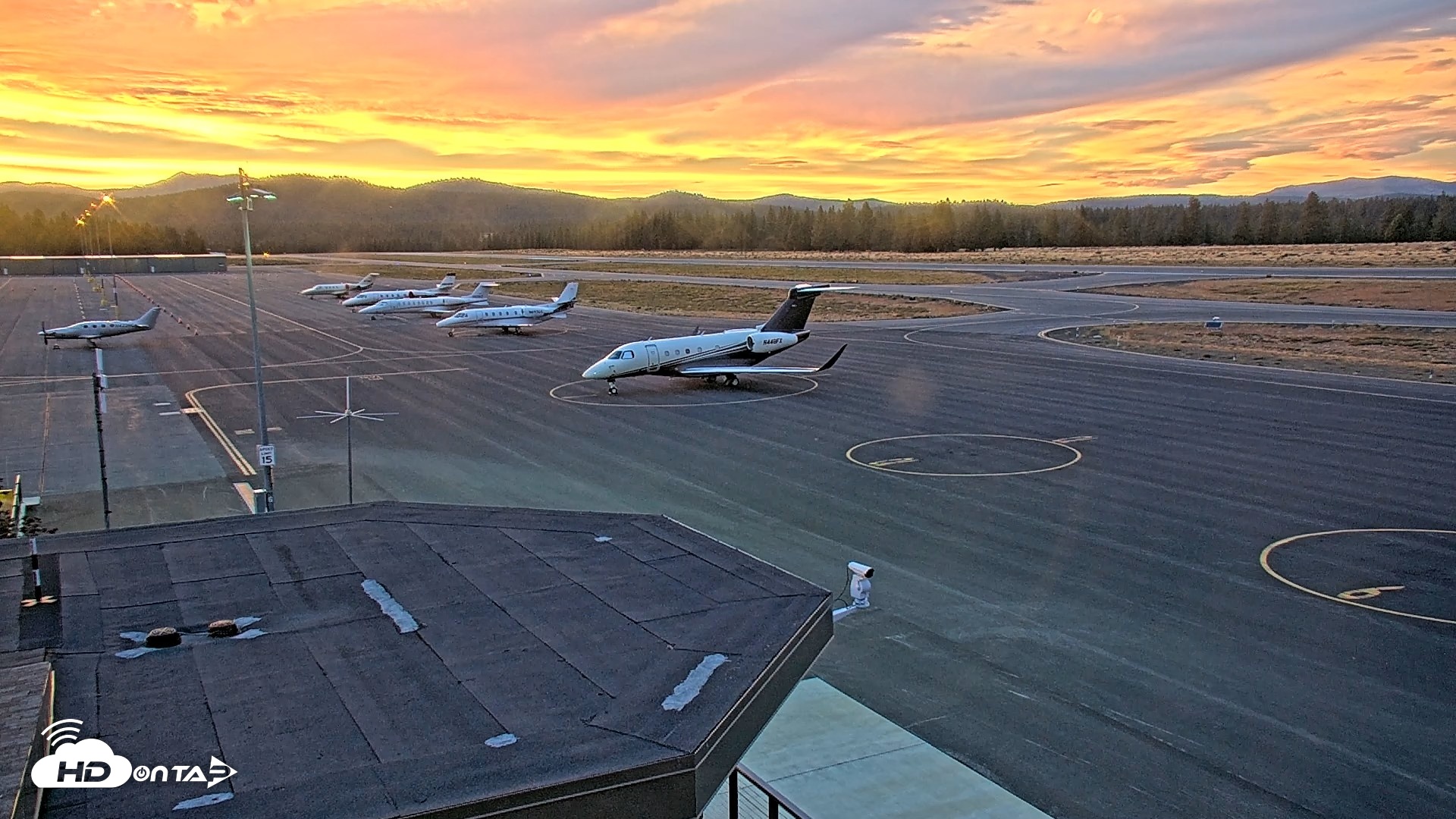 Snapshot of Truckee Tahoe Airport Live Webcam taken Aug 27, 2026, 7:47pm PDT