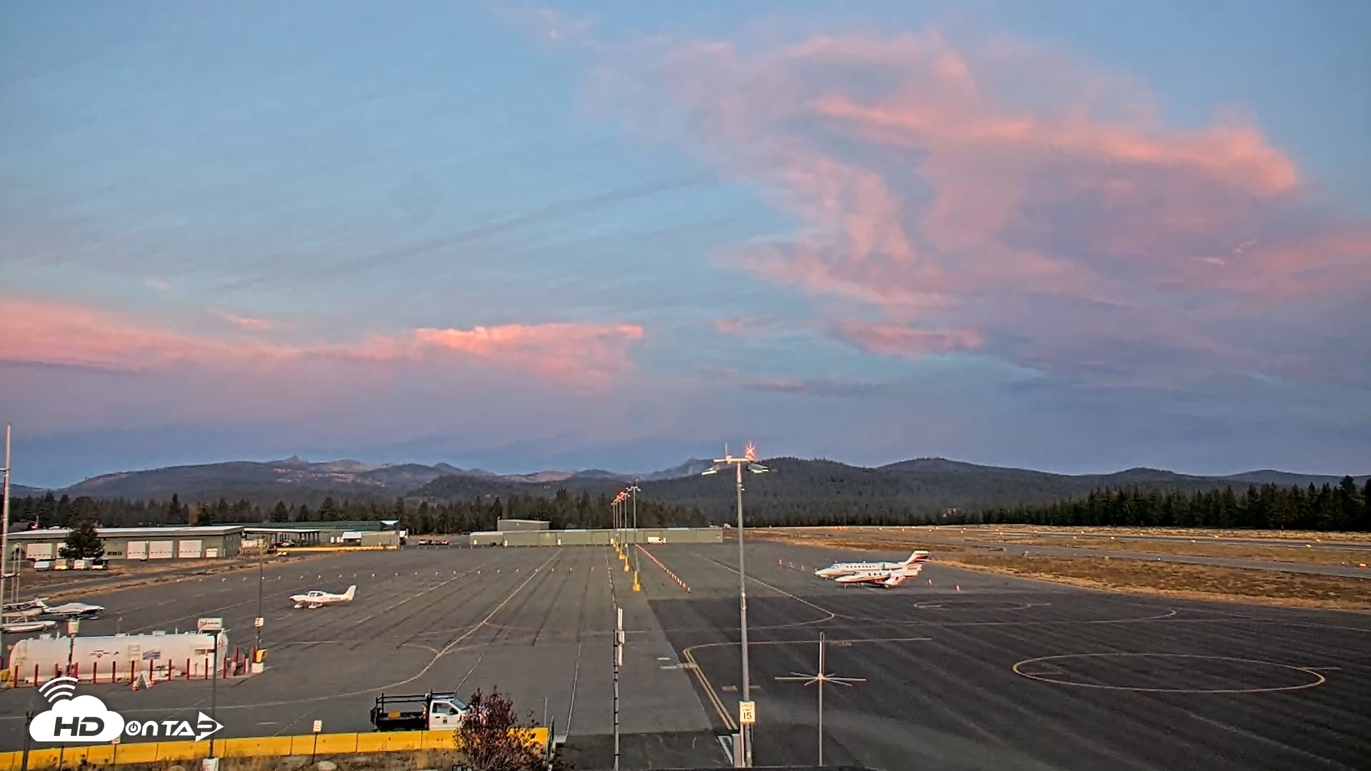 Snapshot of Truckee Tahoe Airport Live Webcam taken Oct 20, 2026, 7:09am PDT