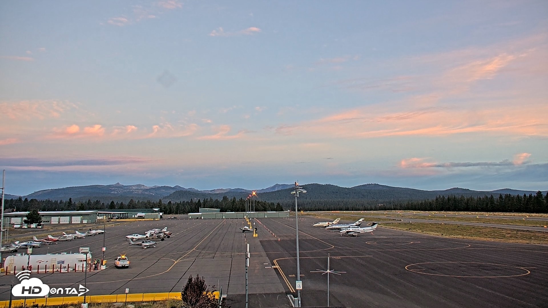 Snapshot of Truckee Tahoe Airport Live Webcam taken Aug 18, 2026, 6:10am PDT