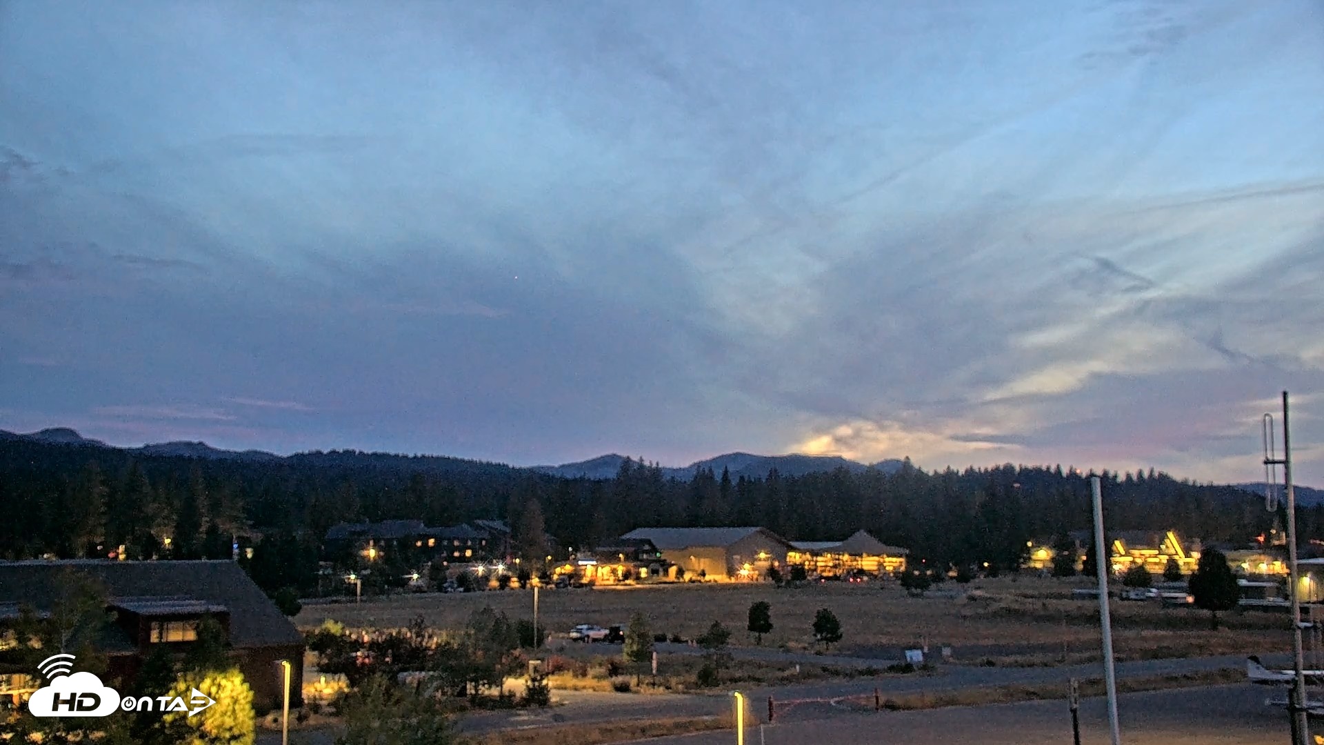 Snapshot of Truckee Tahoe Airport Live Webcam taken Sep 9, 2026, 7:47pm PDT