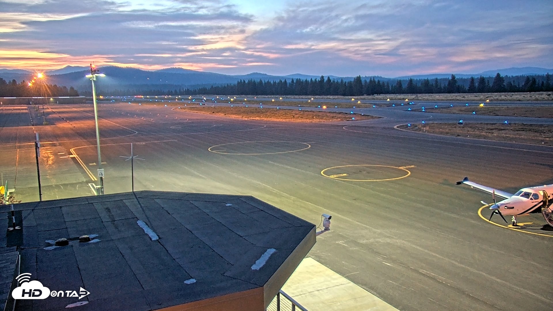 Snapshot of Truckee Tahoe Airport Live Webcam taken Aug 31, 2026, 7:58pm PDT