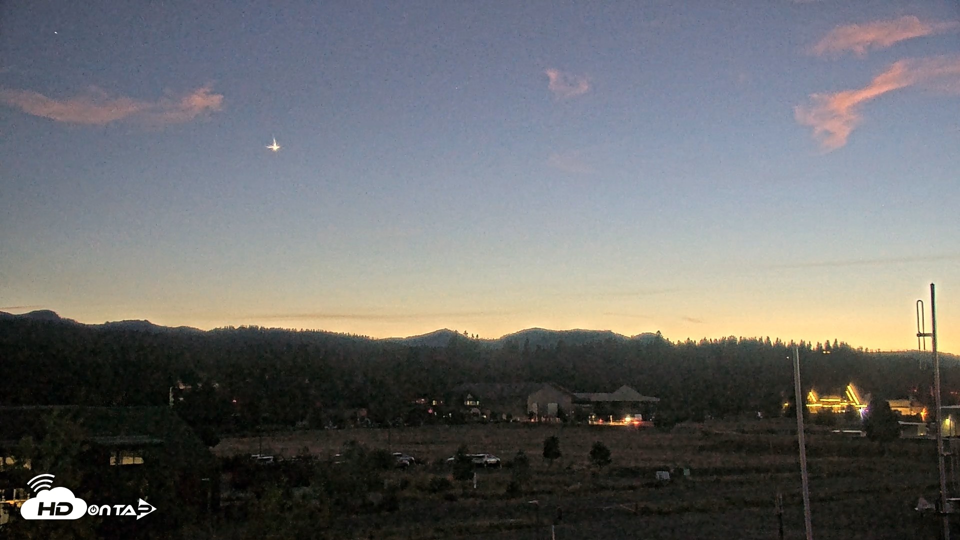 Snapshot of Truckee Tahoe Airport Live Webcam taken Aug 22, 2026, 8:32pm PDT