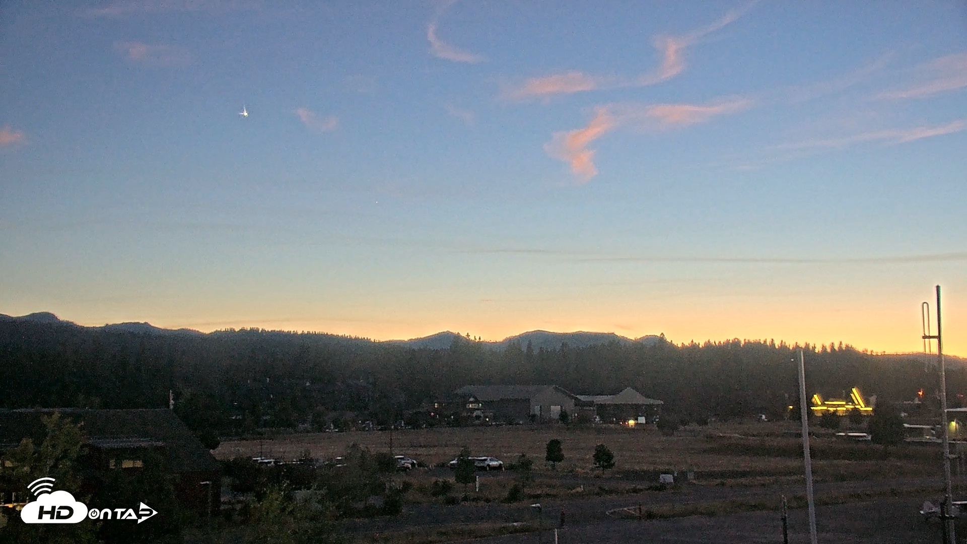 Snapshot of Truckee Tahoe Airport Live Webcam taken Aug 22, 2026, 8:25pm PDT