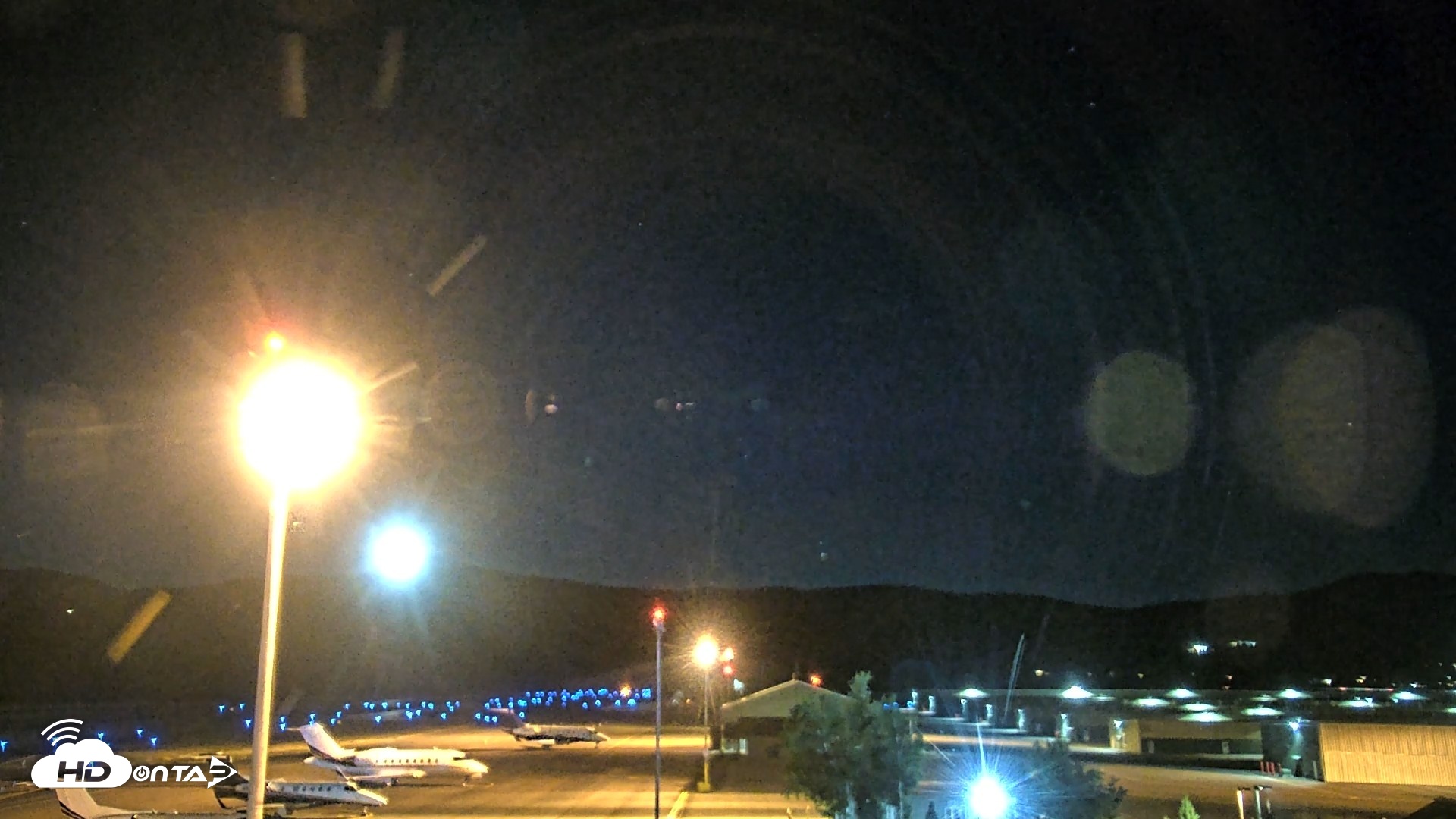 Snapshot of Truckee Tahoe Airport Live Webcam taken Jul 31, 2026, 9:59pm PDT