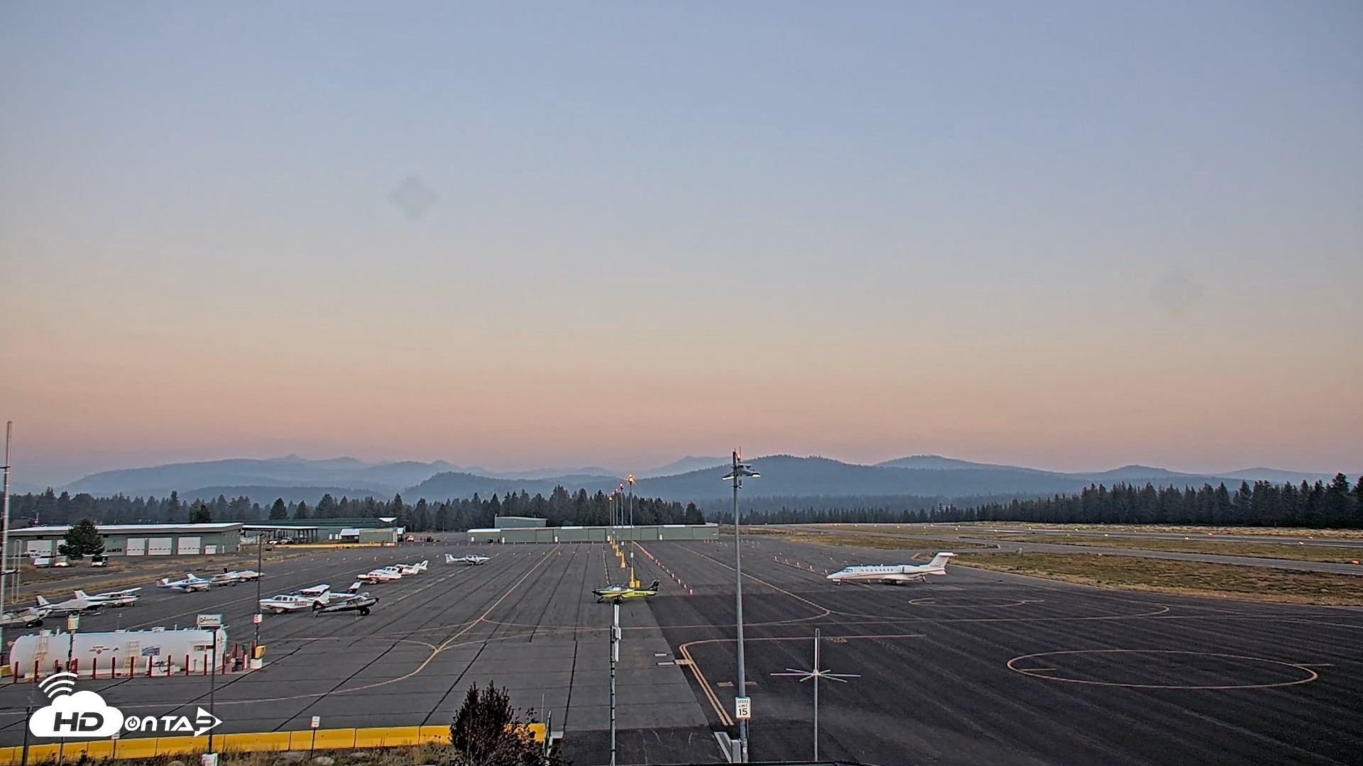 Snapshot of Truckee Tahoe Airport Live Webcam taken Aug 31, 2026, 6:30am PDT