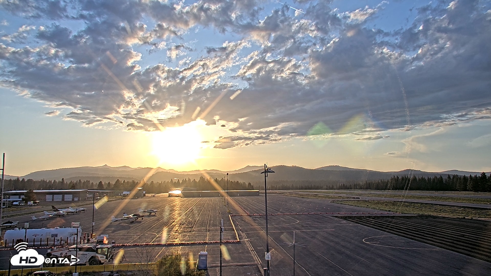 Snapshot of Truckee Tahoe Airport Live Webcam taken Jun 5, 2025, 7:48pm PDT