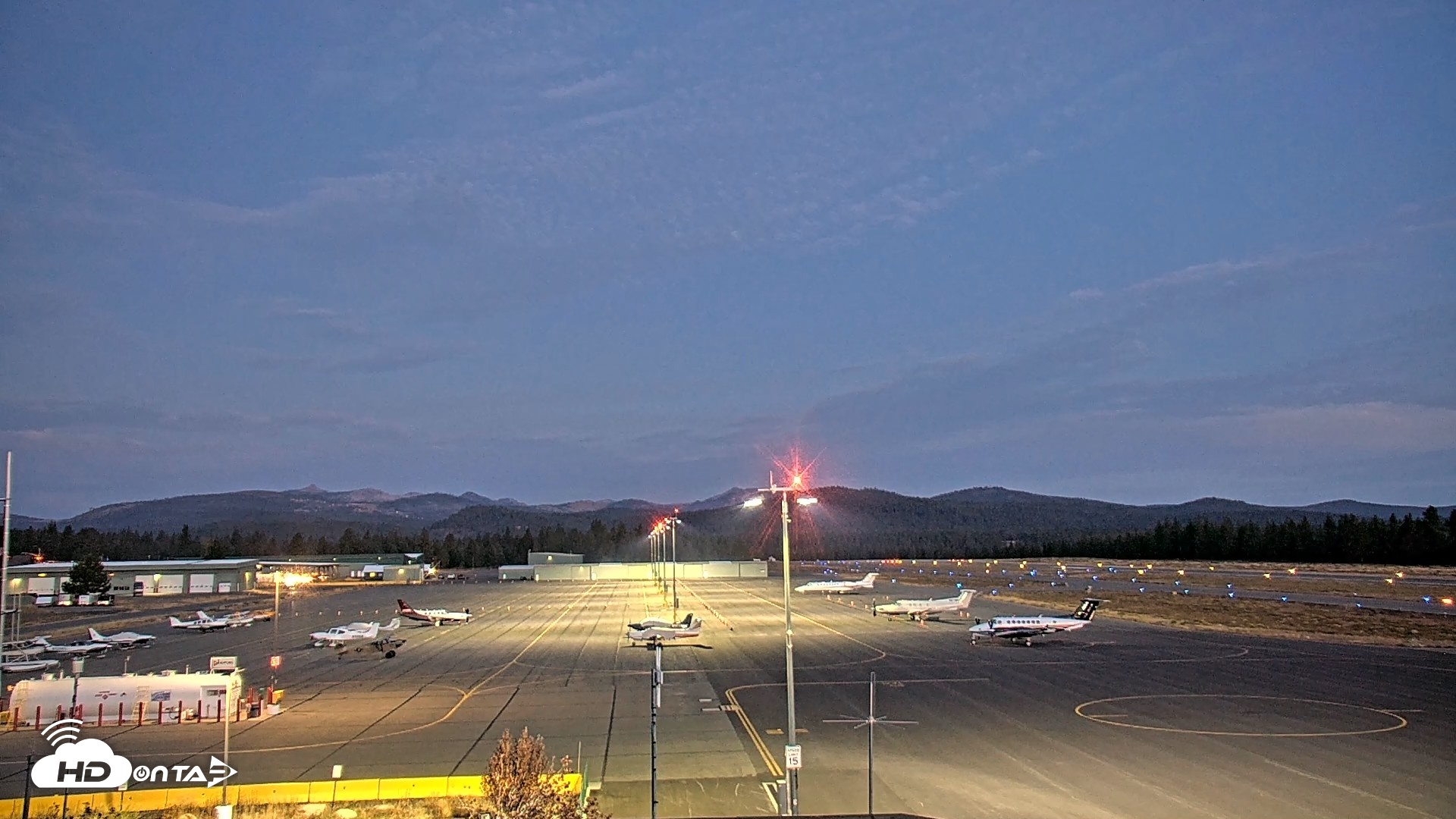 Snapshot of Truckee Tahoe Airport Live Webcam taken Oct 3, 2026, 6:35am PDT