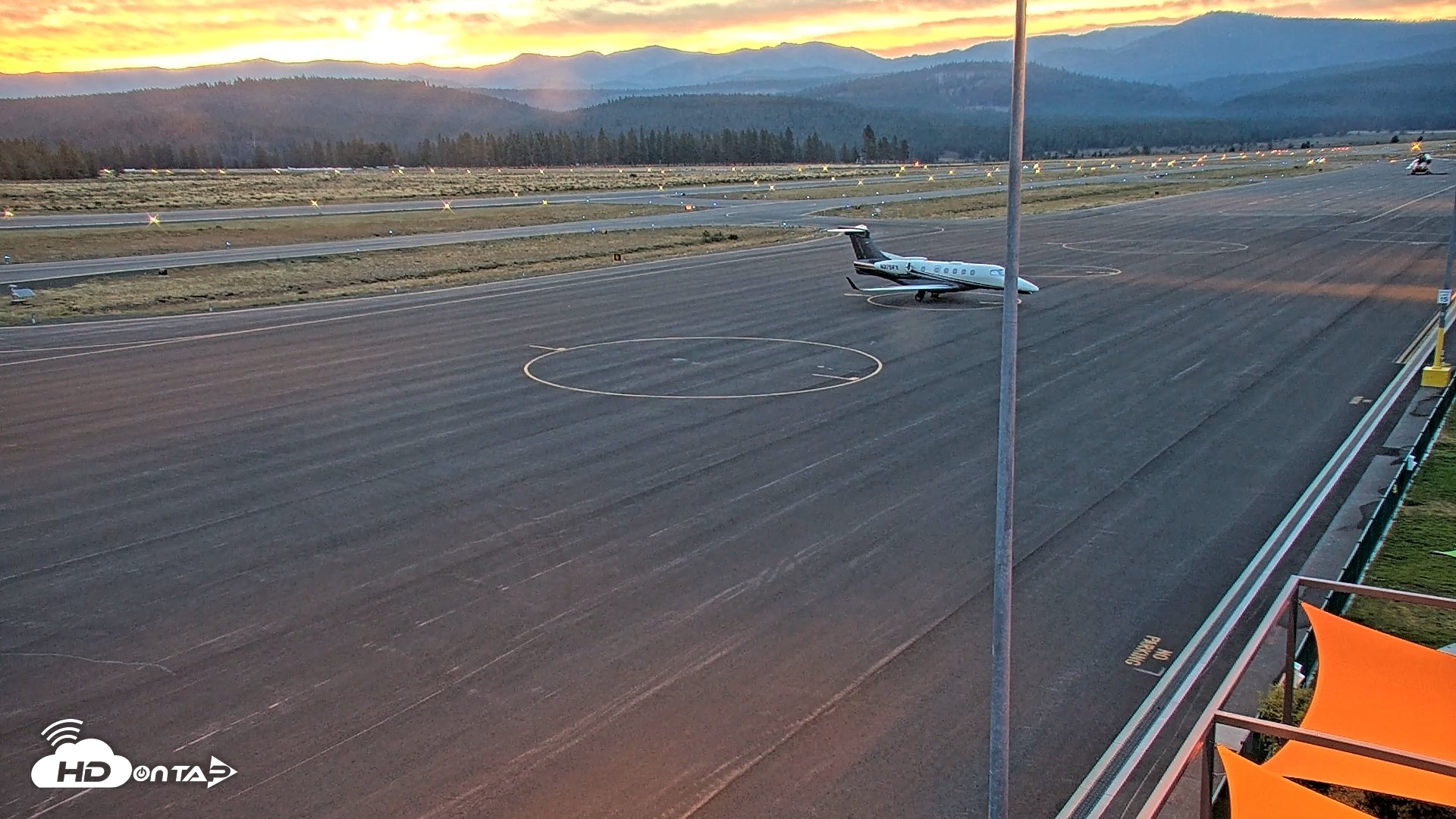 Snapshot of Truckee Tahoe Airport Live Webcam taken Aug 23, 2026, 6:09am PDT