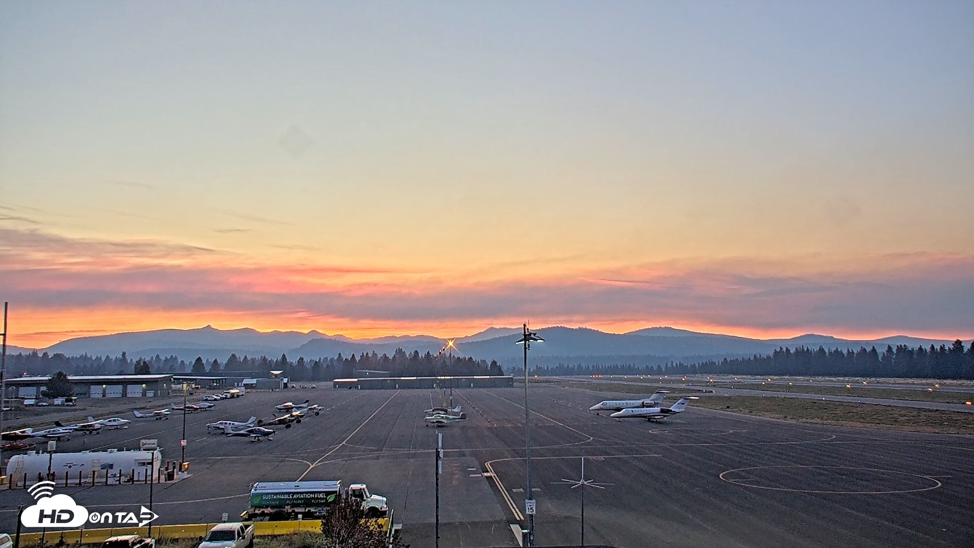 Snapshot of Truckee Tahoe Airport Live Webcam taken Aug 12, 2026, 8:13pm PDT