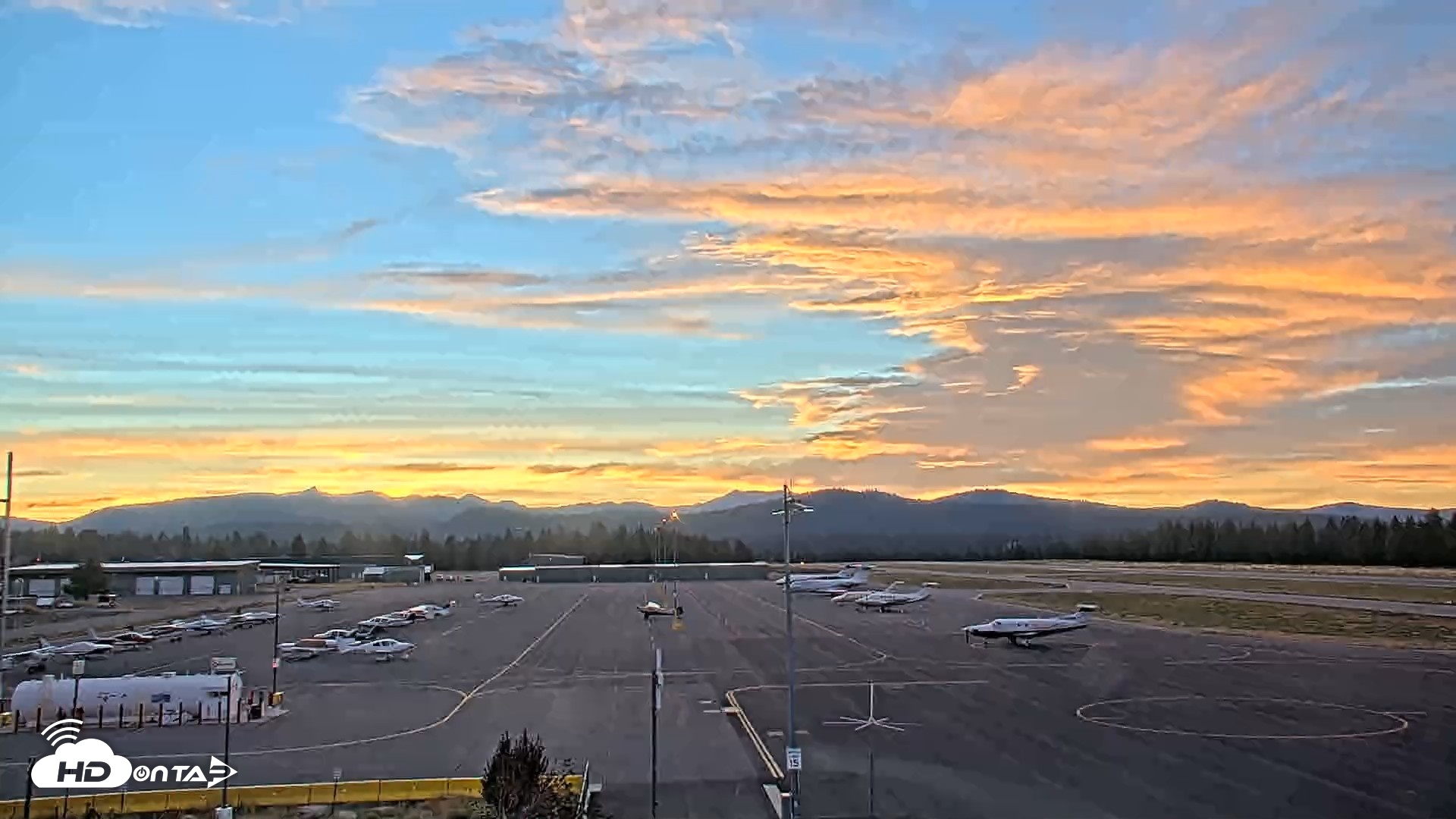 Snapshot of Truckee Tahoe Airport Live Webcam taken Aug 23, 2026, 7:50pm PDT