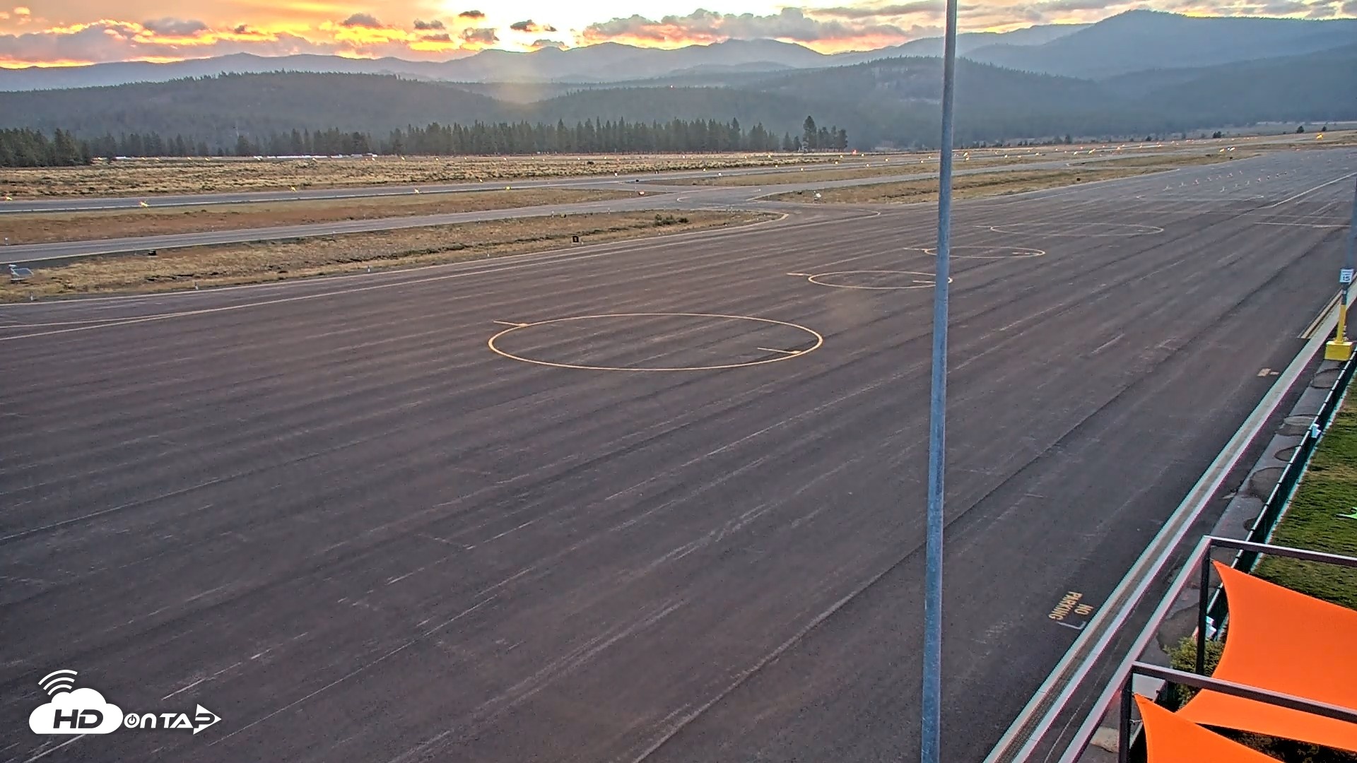 Snapshot of Truckee Tahoe Airport Live Webcam taken Sep 2, 2026, 6:28am PDT