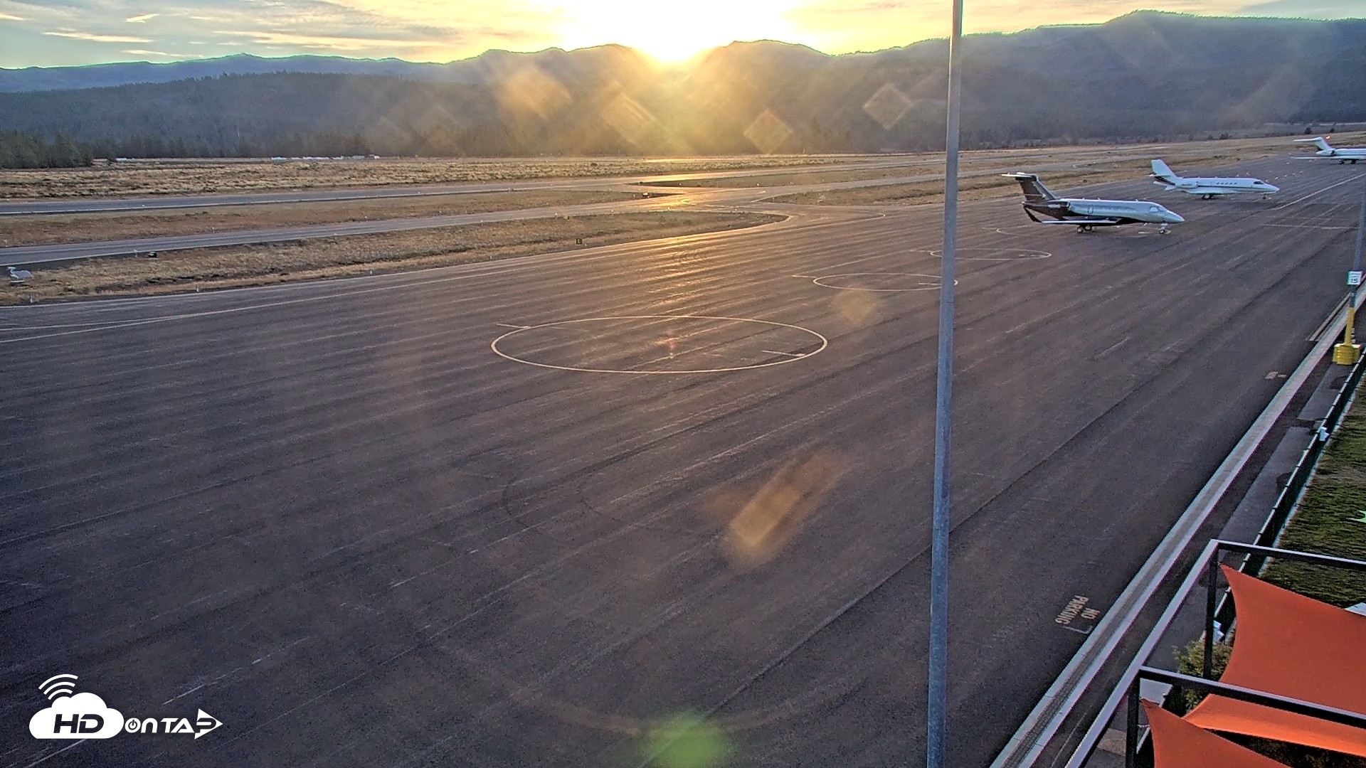 Snapshot of Truckee Tahoe Airport Live Webcam taken Sep 12, 2026, 7:01am PDT